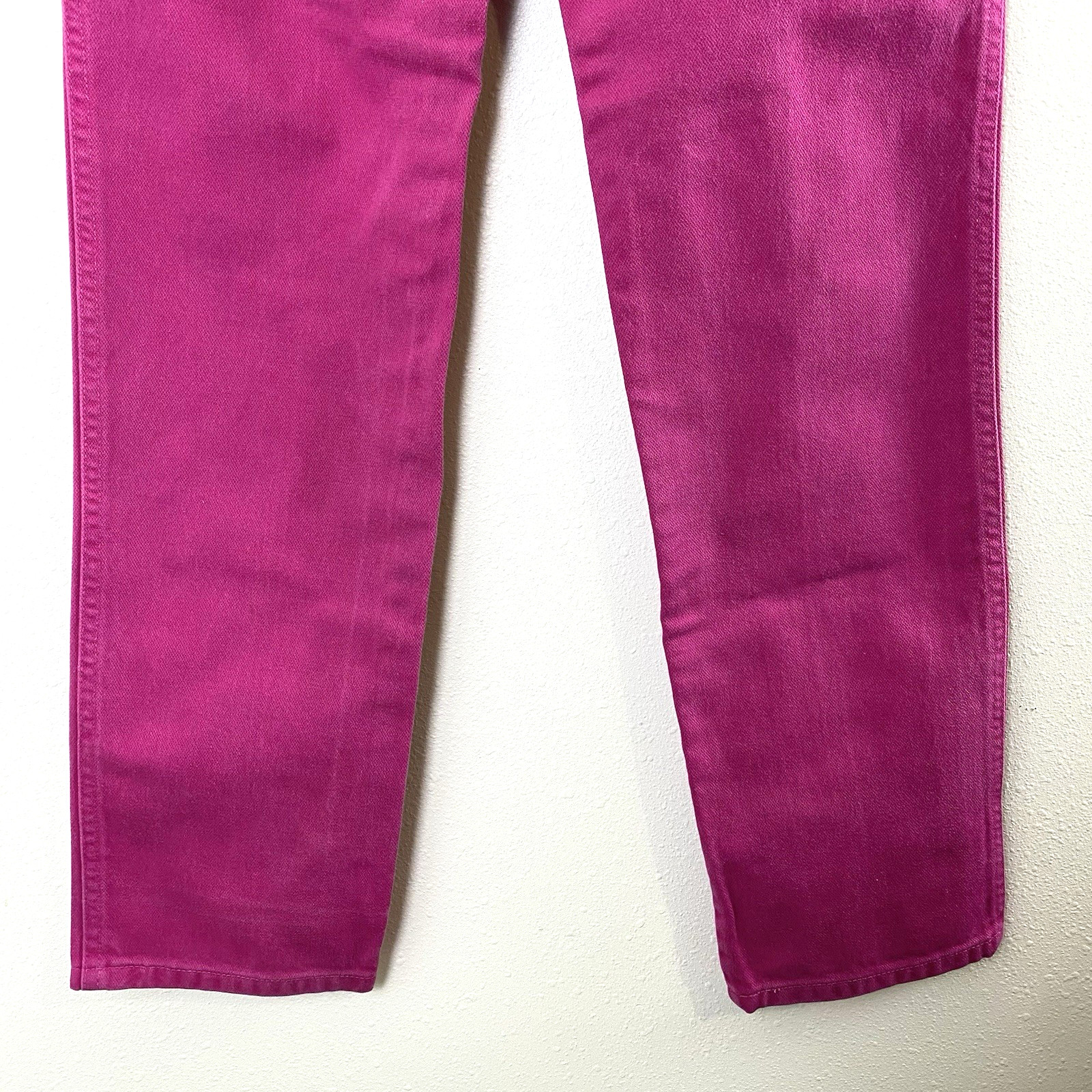 Vintage Jewell’s Classic Bottoms Womens Hot Pink Jeans Juniors 7 100% Cotton USA