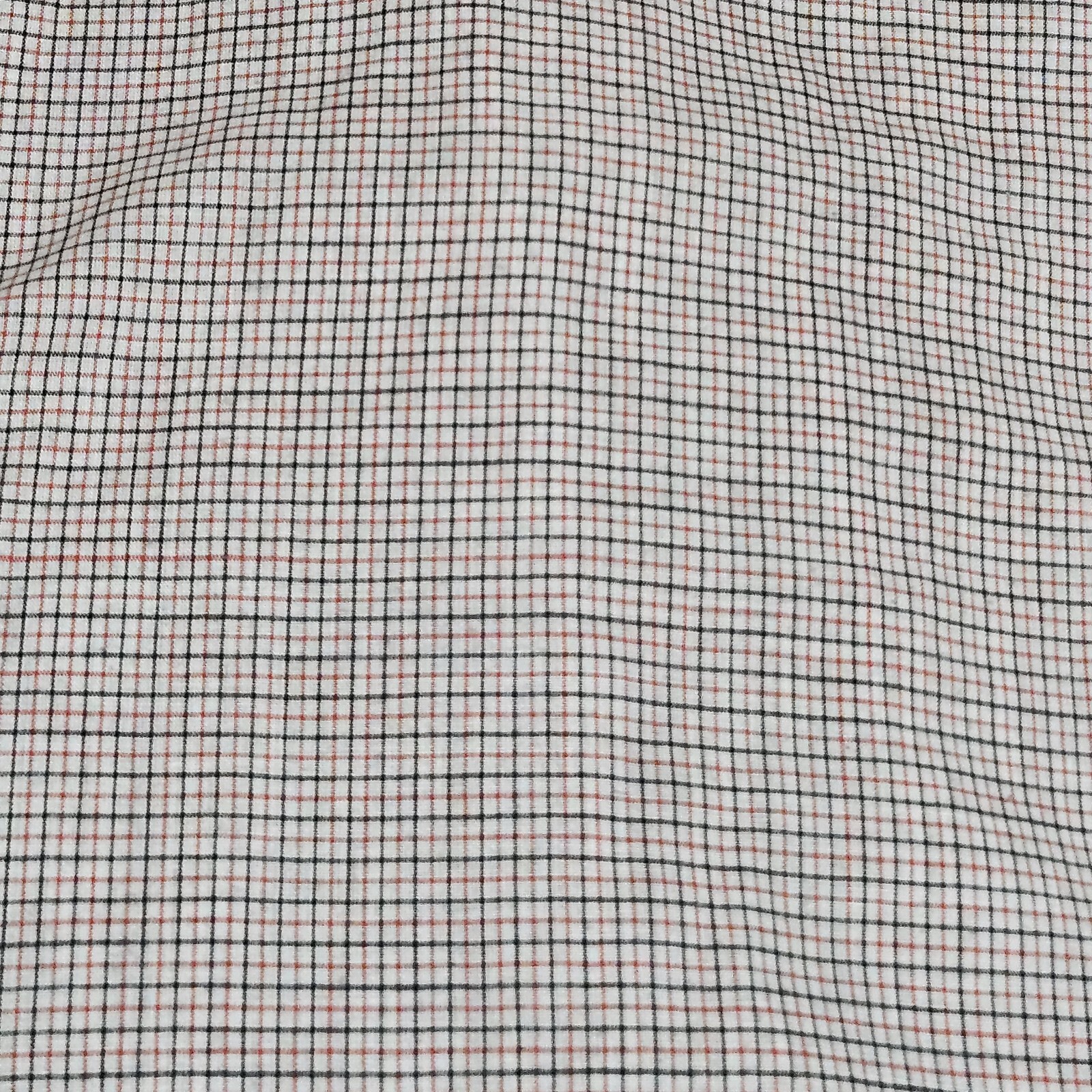 Vintage Ship N Shore Plaid Western Blouse Womens 12 Button-Up Red Black White