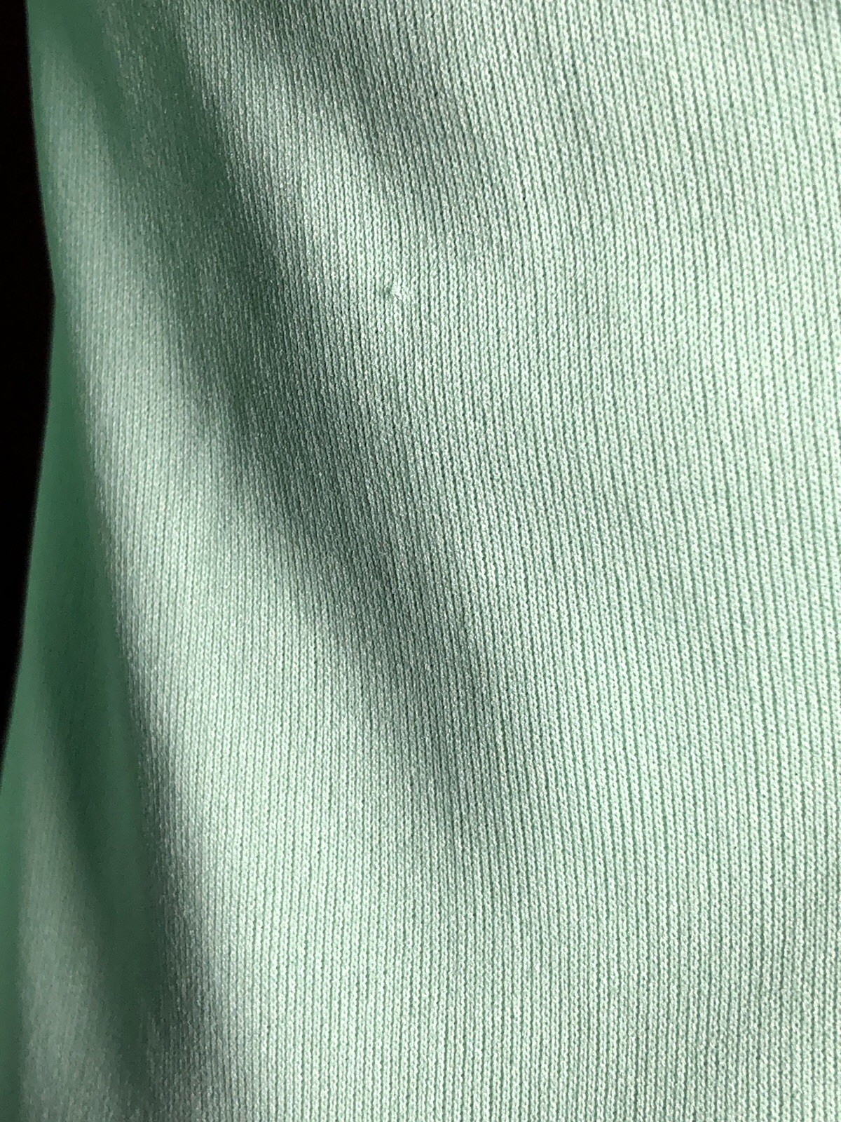 Vtg 70s Maxi Dress Mint Green Empire Waist Mod Gown Small 34-28-44