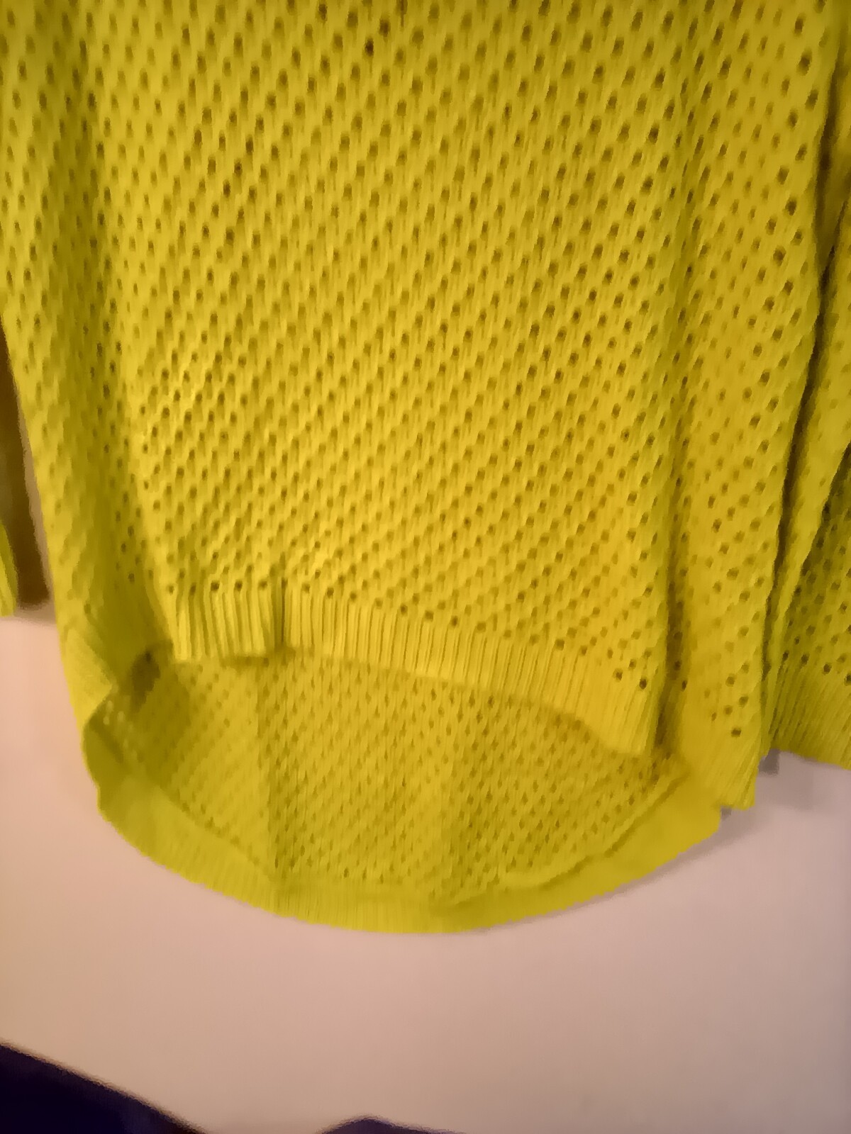 Vtg Allen B by Allen Schwartz green sweater high low hem zip in back boat neck