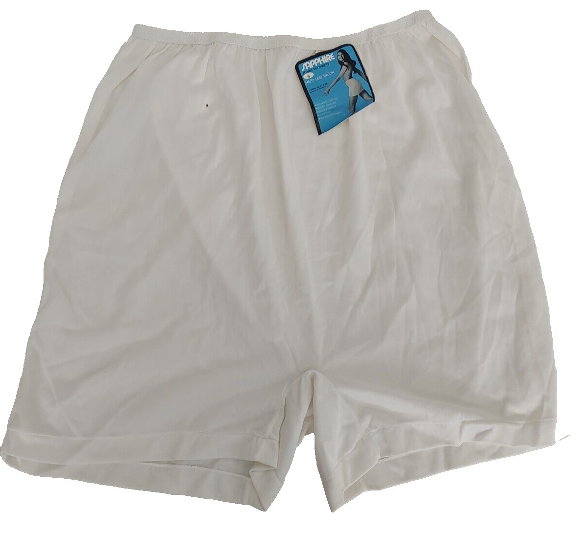 Vintage NWT Womens Underwear Shorts Panties Hem Leg Trunk M-L Berkliff Sapphire