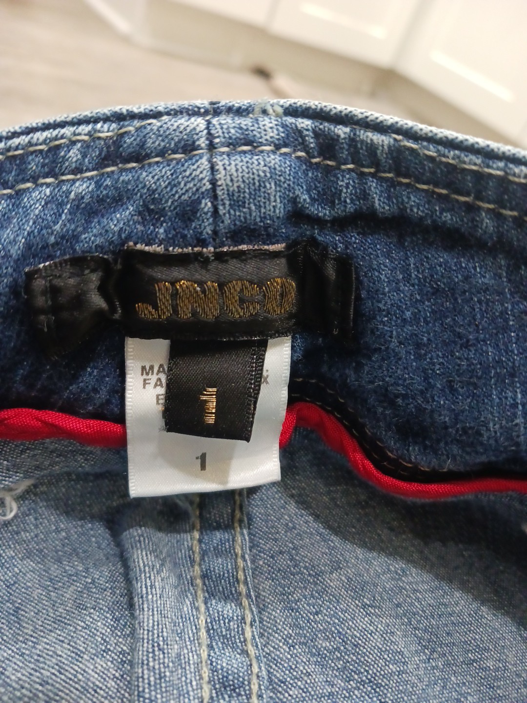 JNCO Womens Vintage Low Rise Flocked Flare Jeans Y2K 2000s