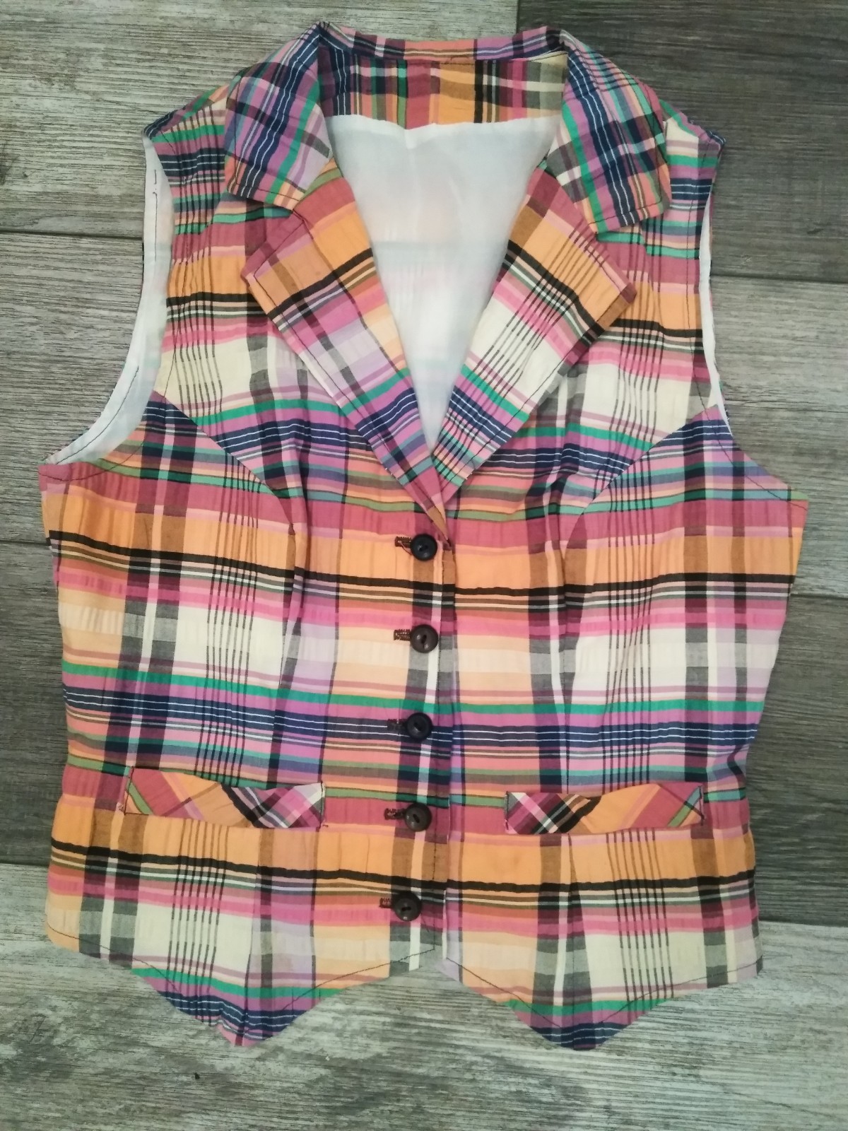 International Ladies Garment Workers Union ILGWU Vest SOUTHWEST DESIGN SIZE XS