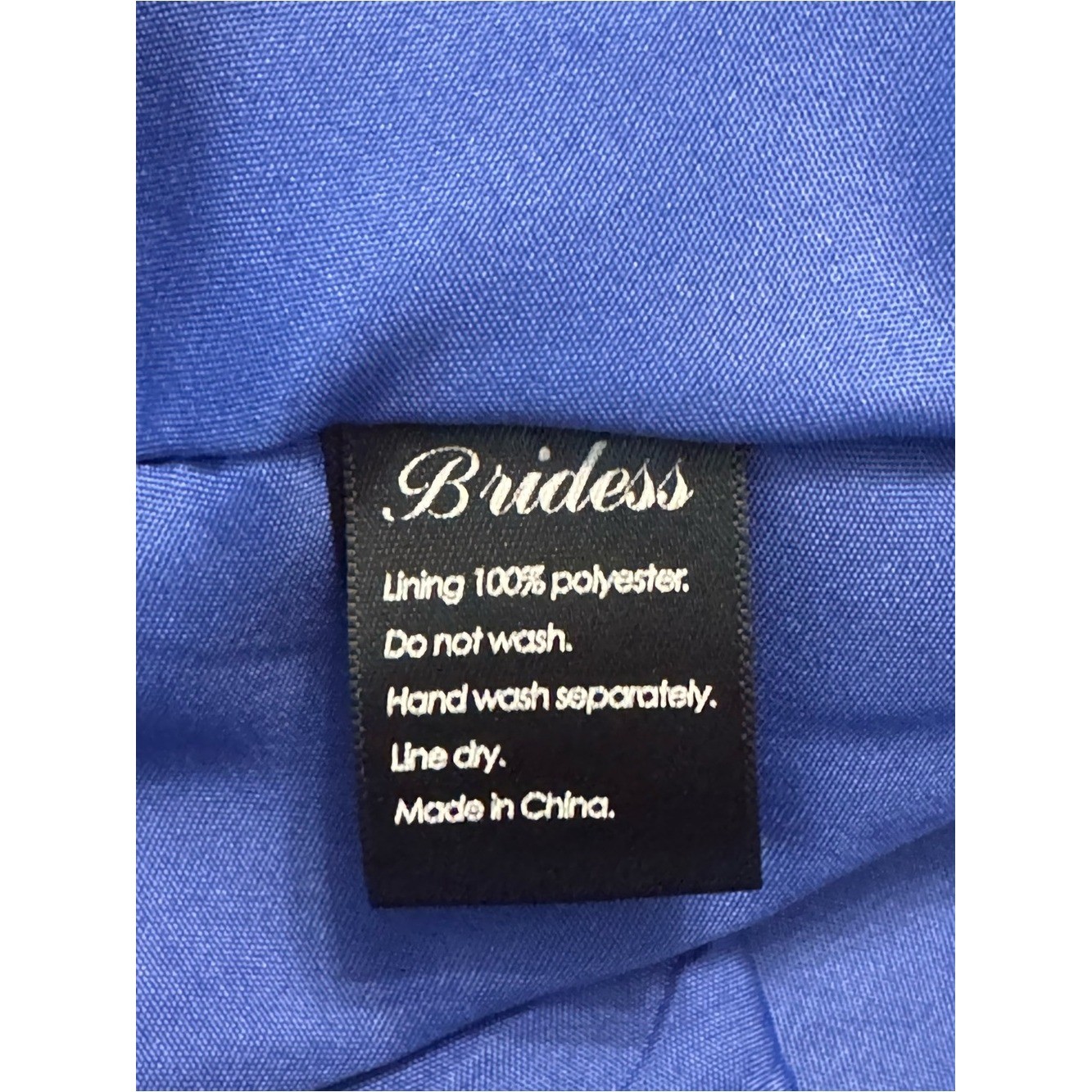 Bridess Royal Blue Chiffon Layered Gown Mother of Bride NWT