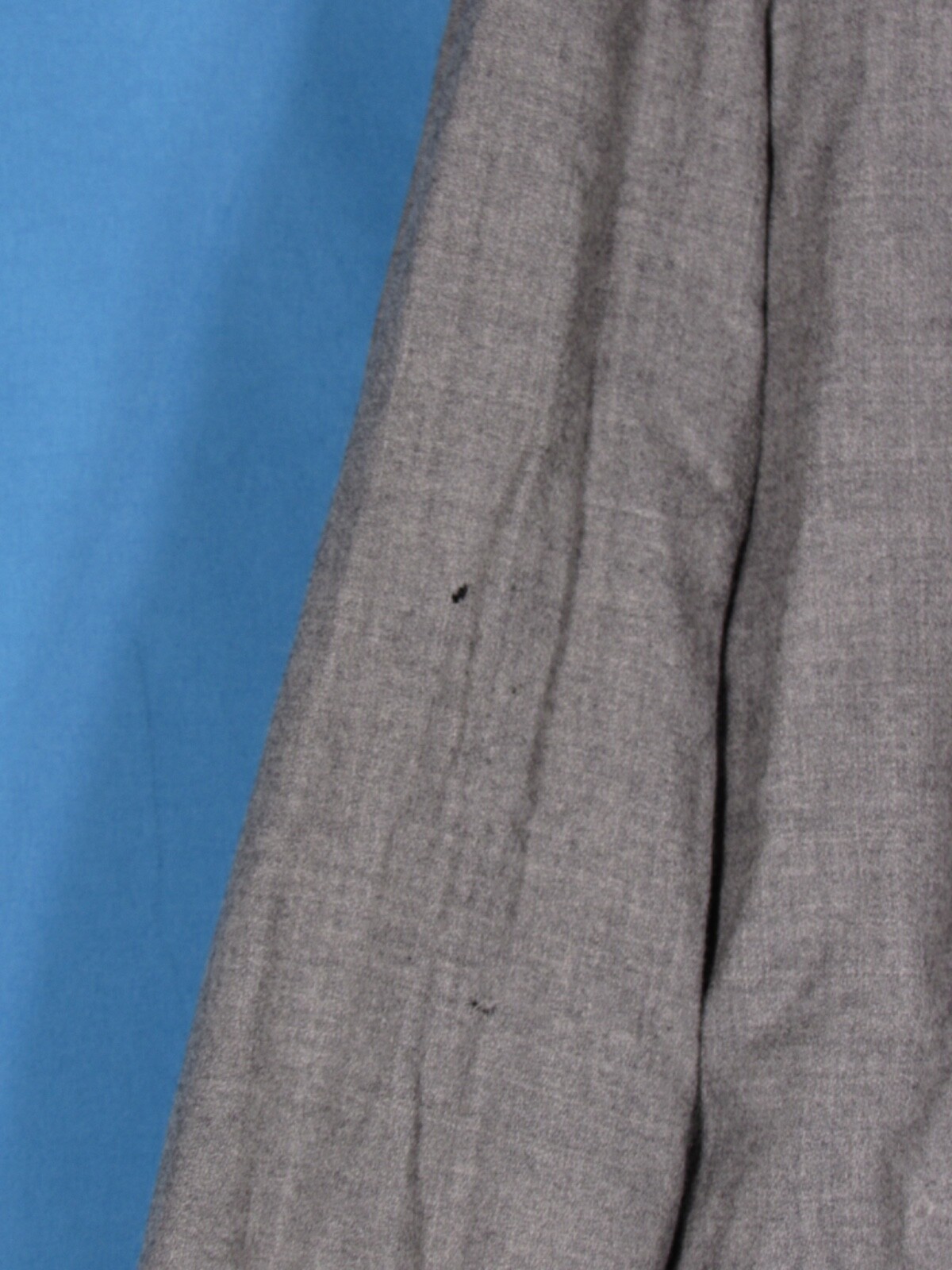 VTG LILLI ANN Heather Gray WOOL JACKET Banded Hem DRESSY BOMBER STYLE XL/1X/18