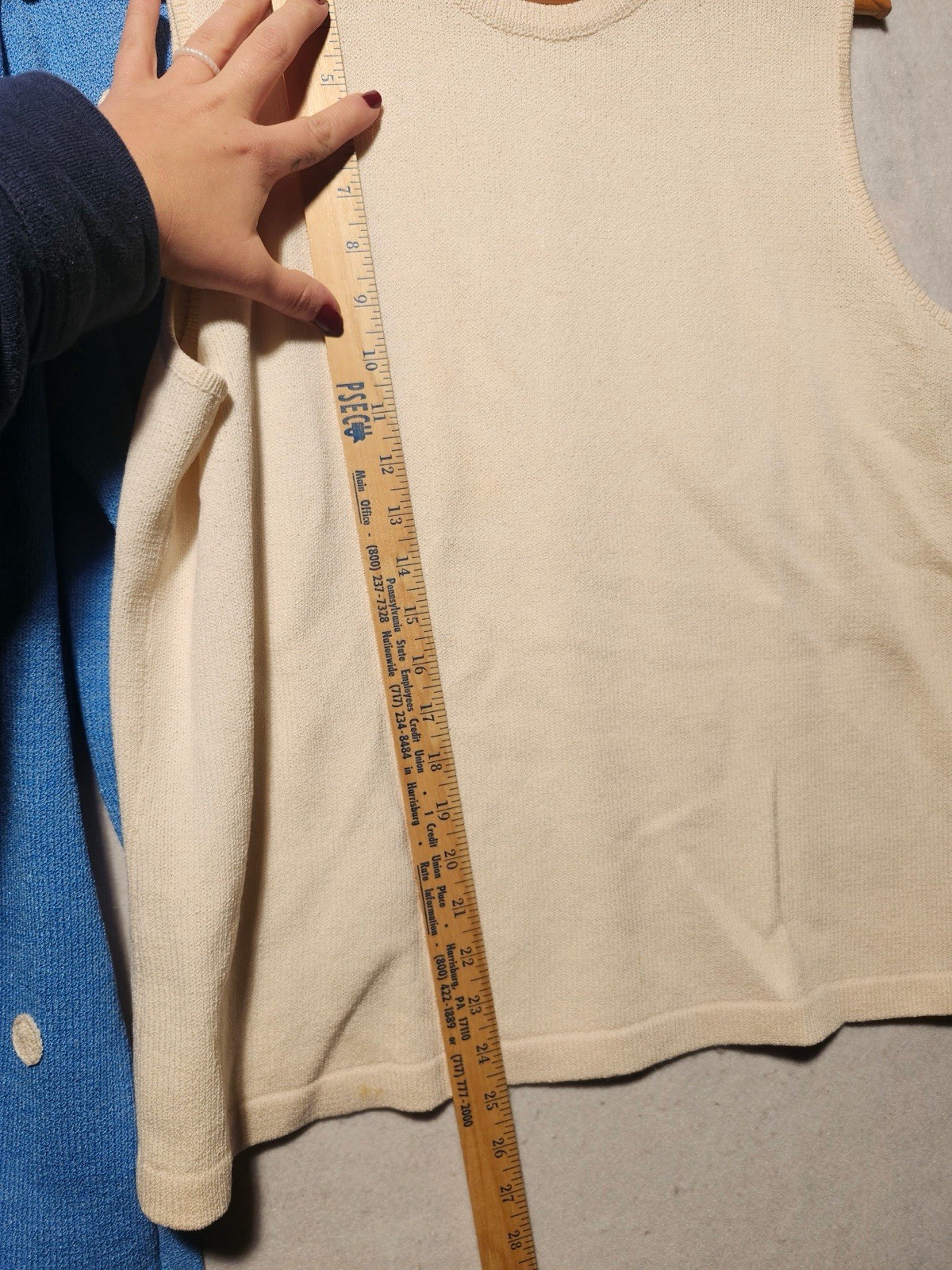 VTG J.S.S. Knit Pants Suit Wool Blend Cardigan 3 Piece Leisure Loungewear Sz XL