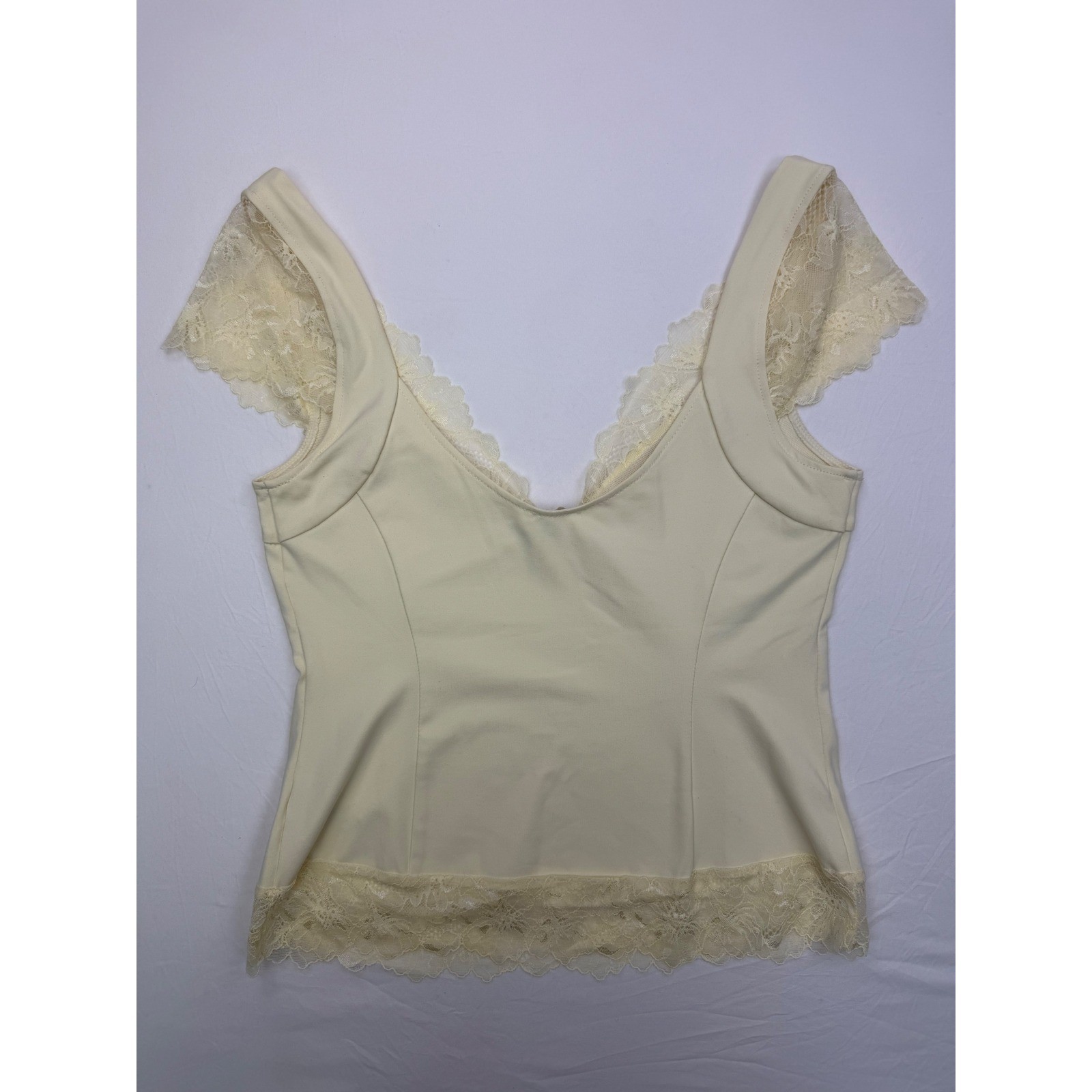 NEW Free People Lemon Icing Lace Cami