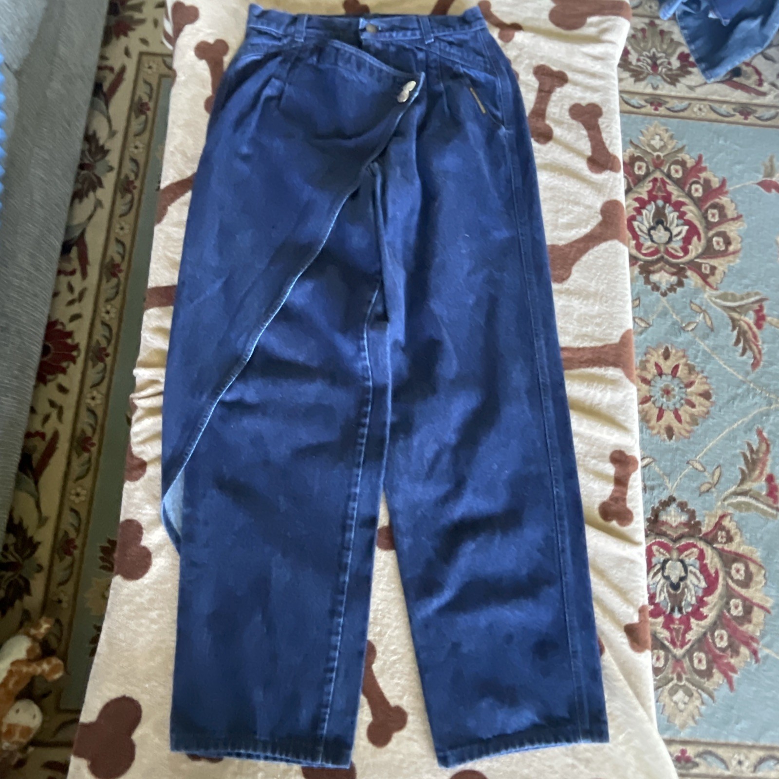 Western! Vintage! Rocky Mountain wrap women’s blue jeans high Rise