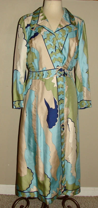 RARE VINTAGE Averardo BESSI 1970s Italy 100% SILK OVER COAT LONG JACKET JP ALLEN