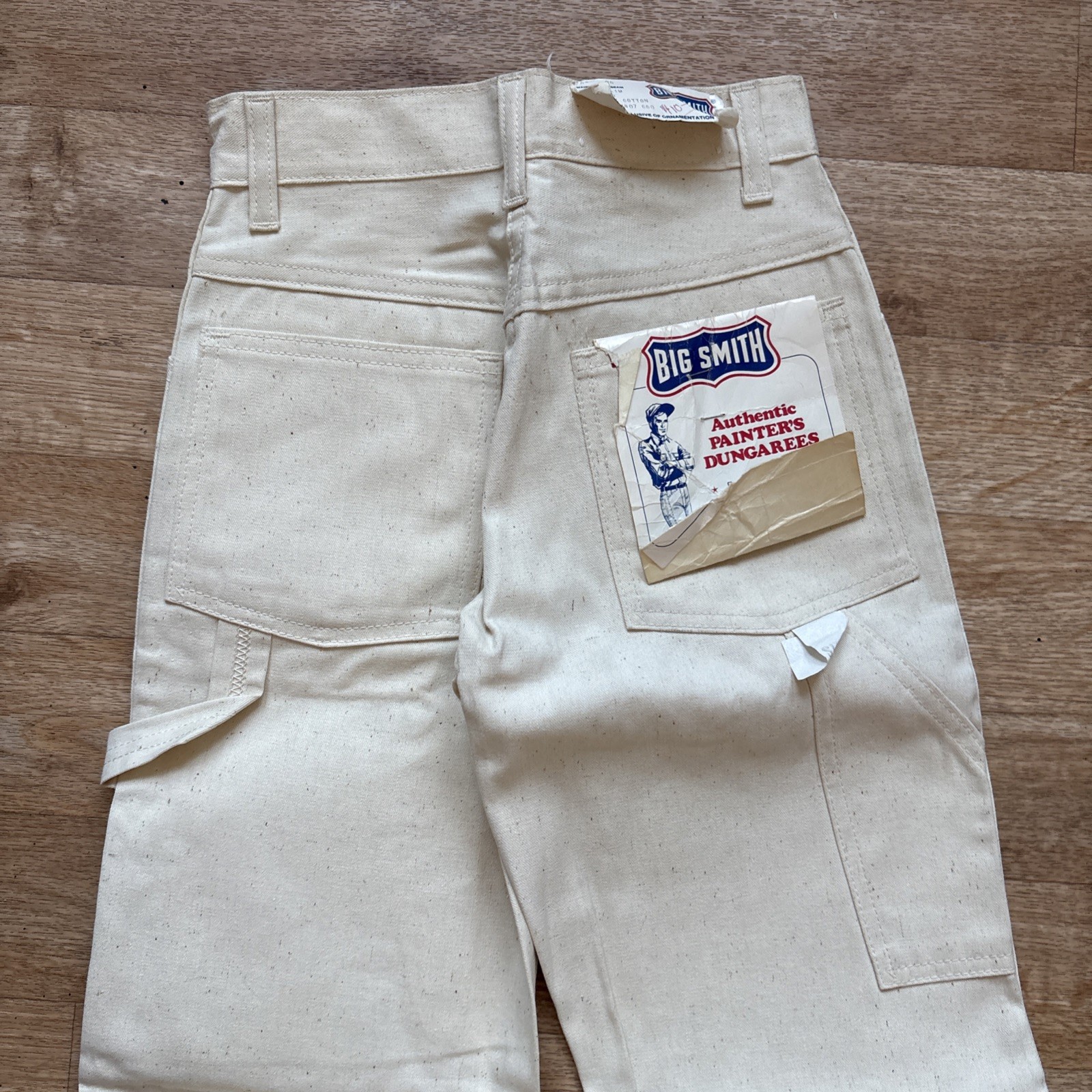 Deadstock Vintage 70s Big Smith Painters Pants Jeans Sz 10 23×25.5 USA