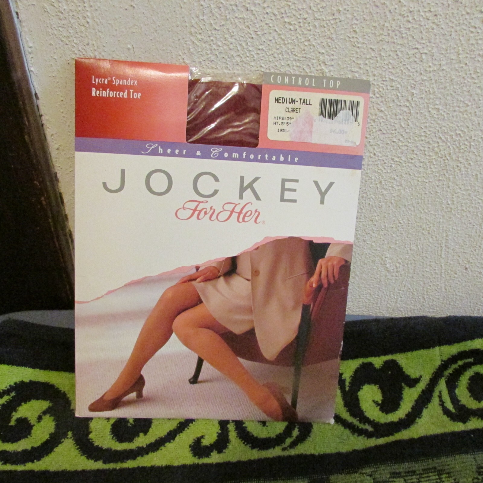 ** 6 New Pairs. Women’s 1990’s Jockey Pantyhose Size Med-Med Tall. 6 Colors. **