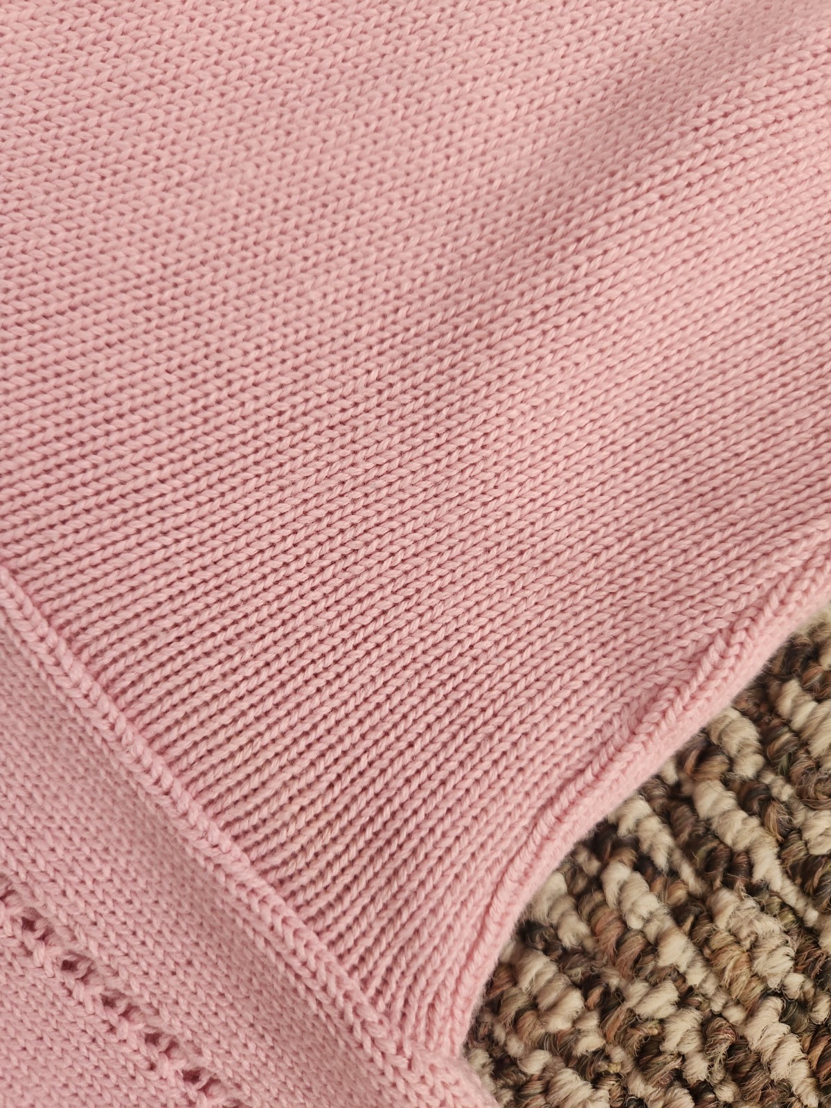 Anna sweater pink floral embroidered Size Medium Vintage cottagecore coquette