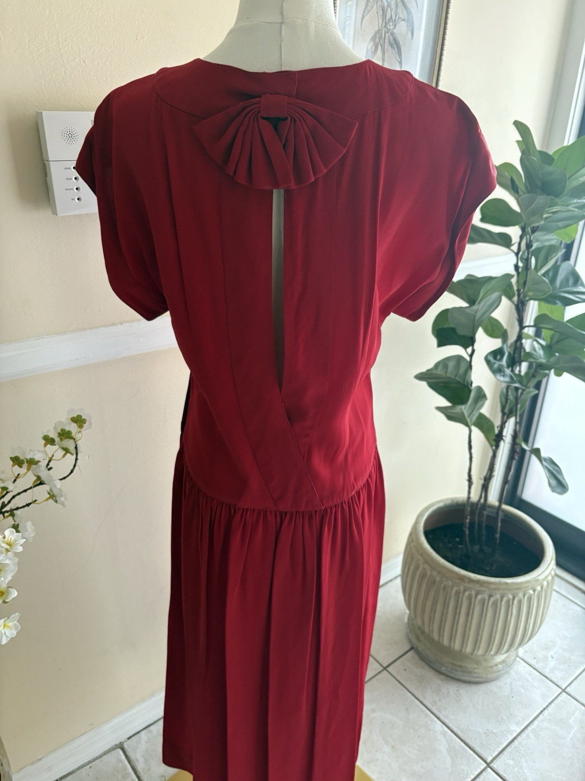 Albert Nipon Vintage Red Dress