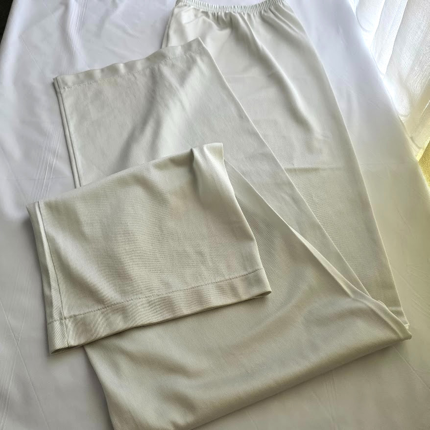 Vintage Vanity Fair Sleepware Pants Small Gray Elastic Waist nylon ANTRON III