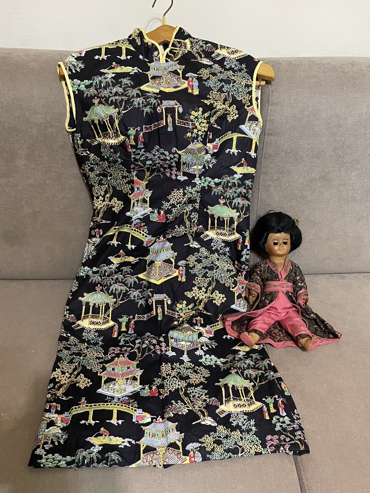 Vintage 1950s Japanese Tailored Dress