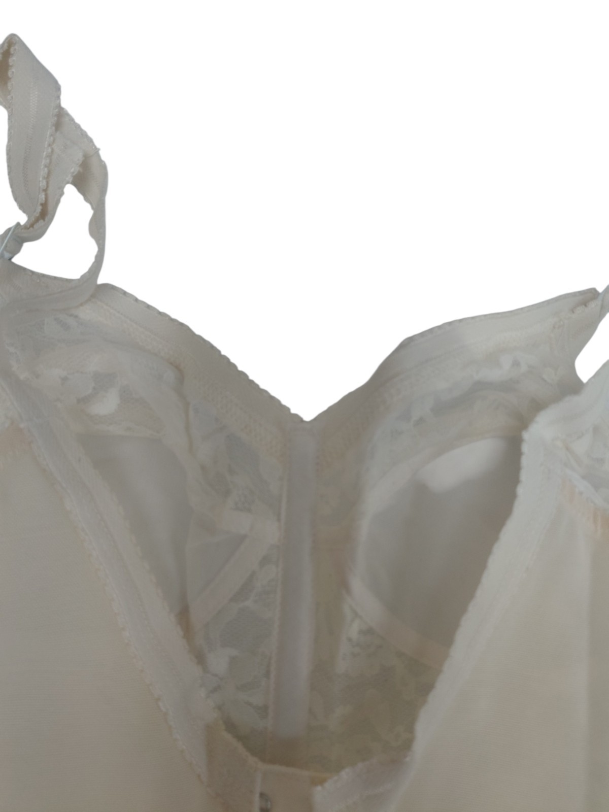 Vintage Sheer Beauty Carnival Longline Bra Size 34B
