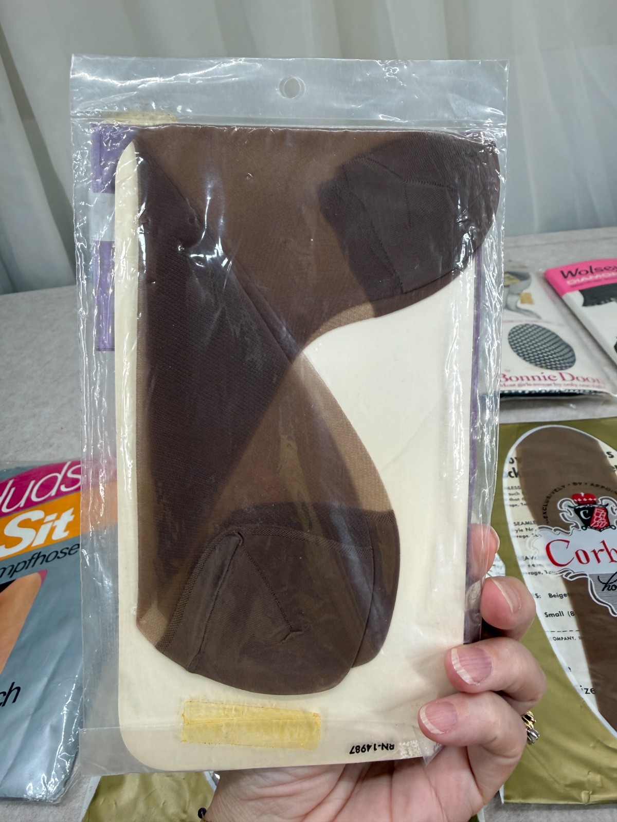 12 Pc Vintage Nylon Stockings Hosiery Lot NOS Sears Corbett Bonnie Doon Powers