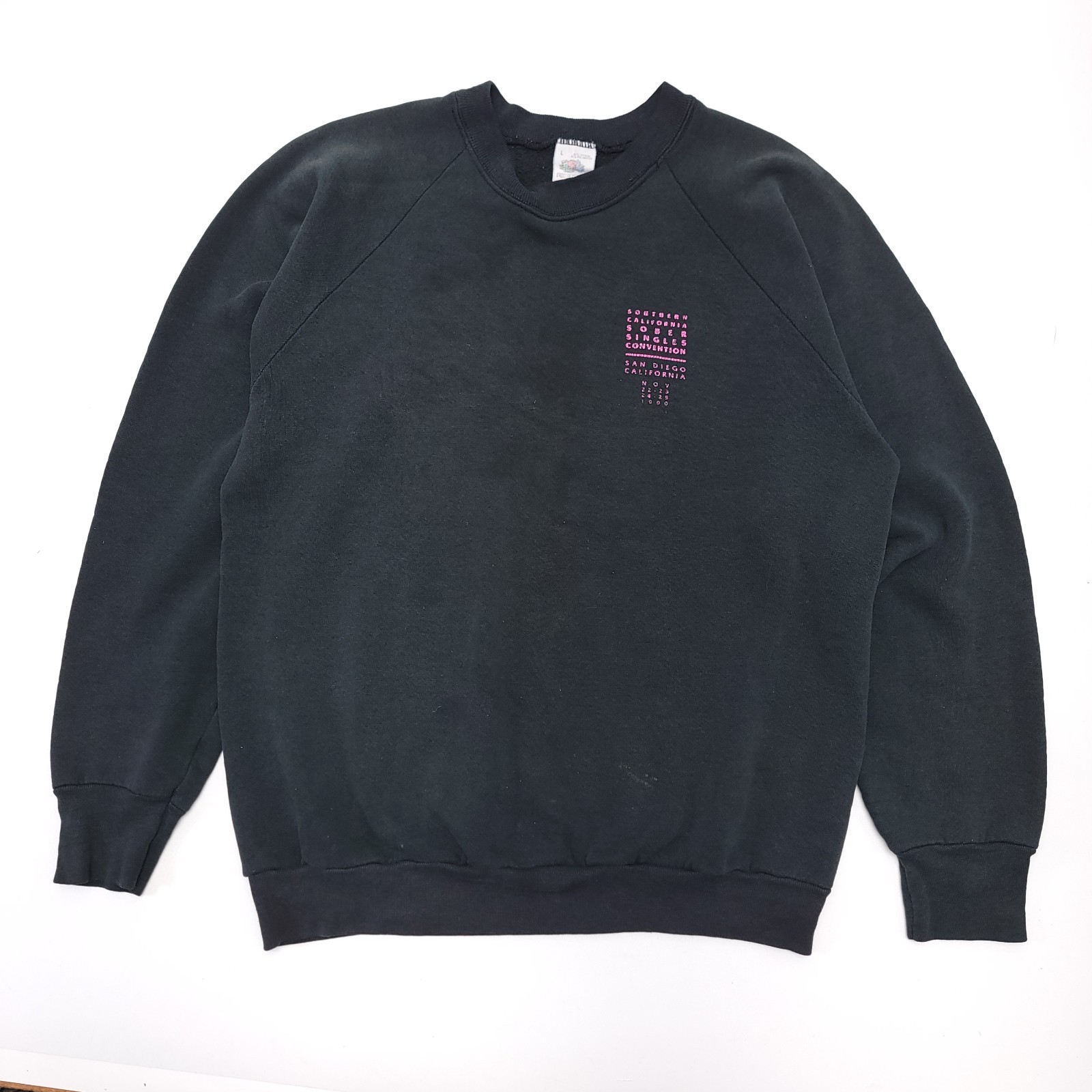 SoCal Sober Singles Convention Sweatshirt Womens Large San Diego California 1990