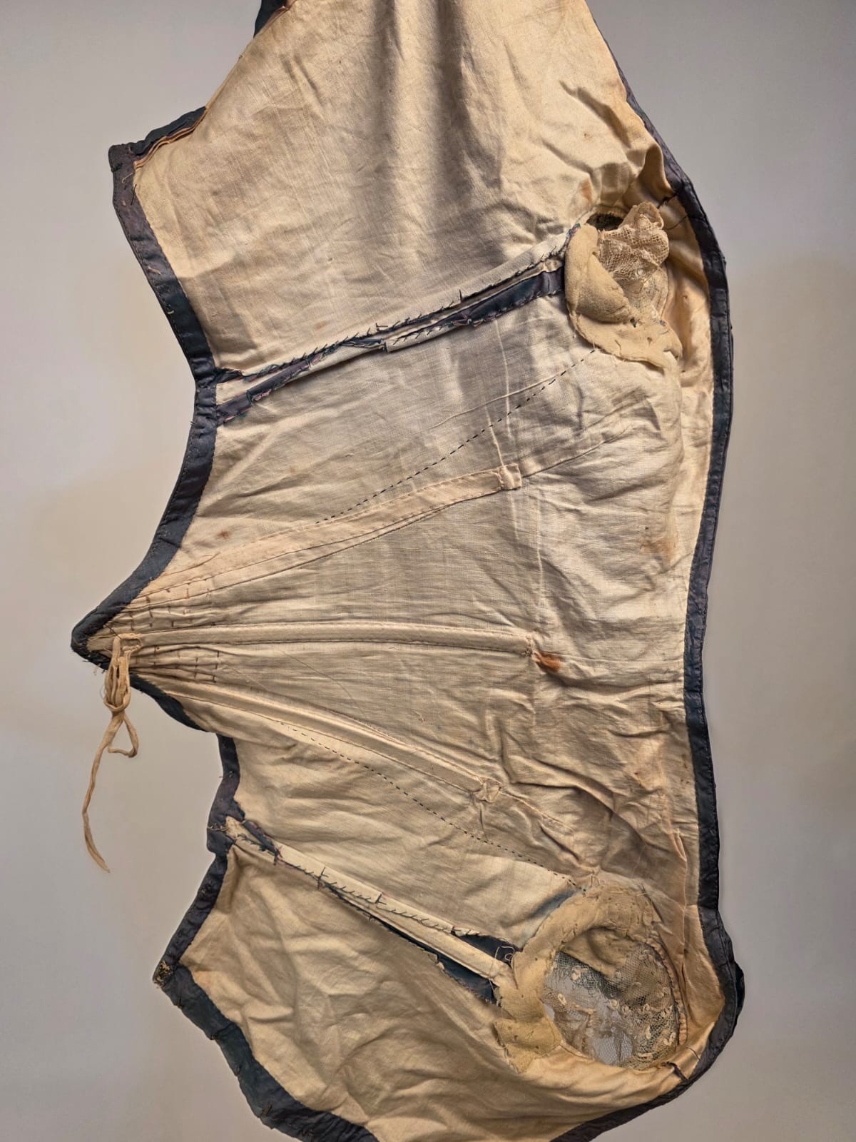 CIVIL WAR 1860’S SILK BALL GOWN BODICE FR ORIGINAL GEORGIA ESTATE