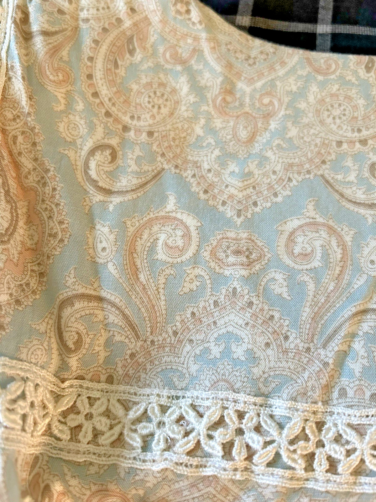 Vintage Scott McClintock 2 pc Set Skirt Top Soft Cream Spring Cottage Core Chic