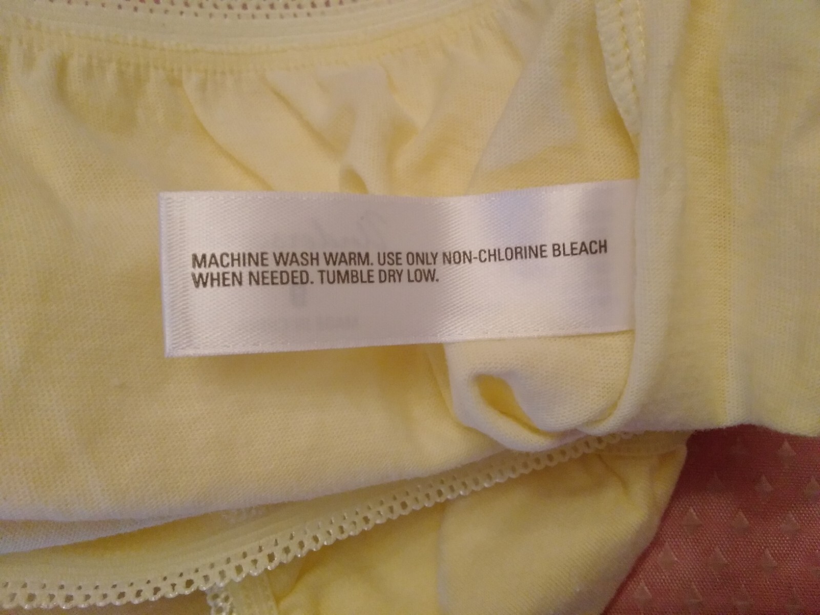 Panties Granny Soft Underscore 100% Cotton Full Brief Yellow SZ 9
