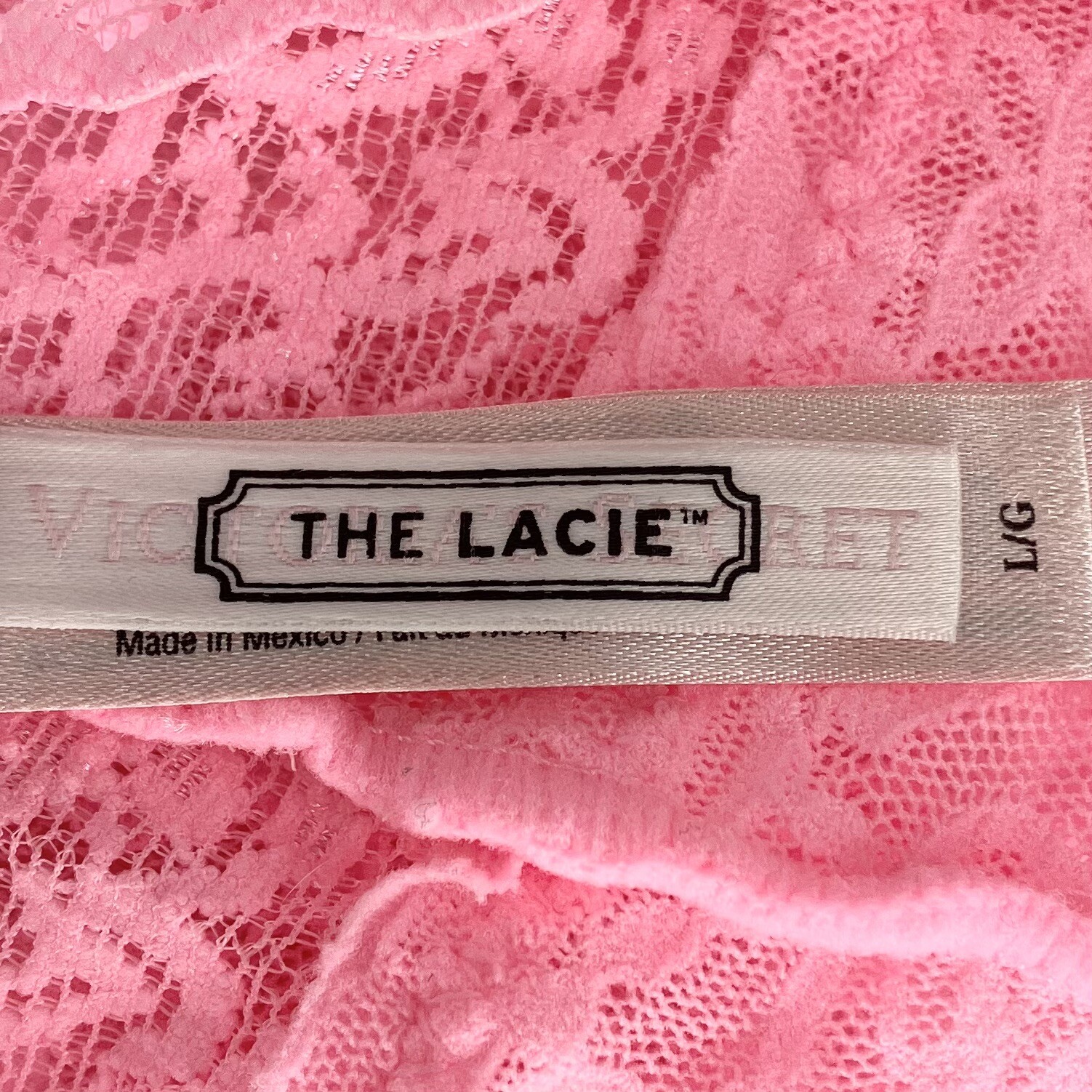 The Lacie Victoria’s Secret Low Rise Boy Short Pink Panties LG Lacey Vtg