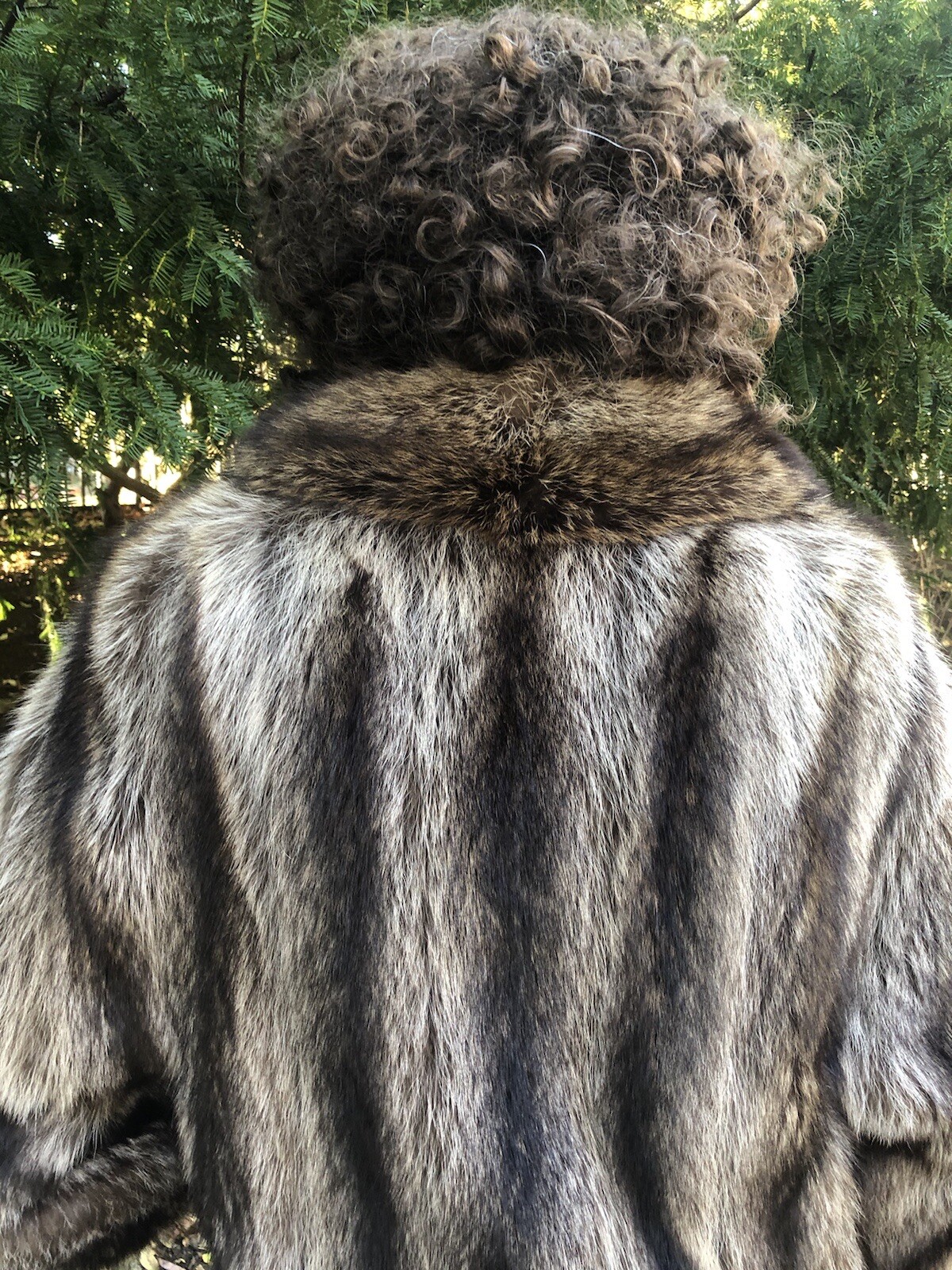 Vintage Canadian Made Raccoon Fur Coat