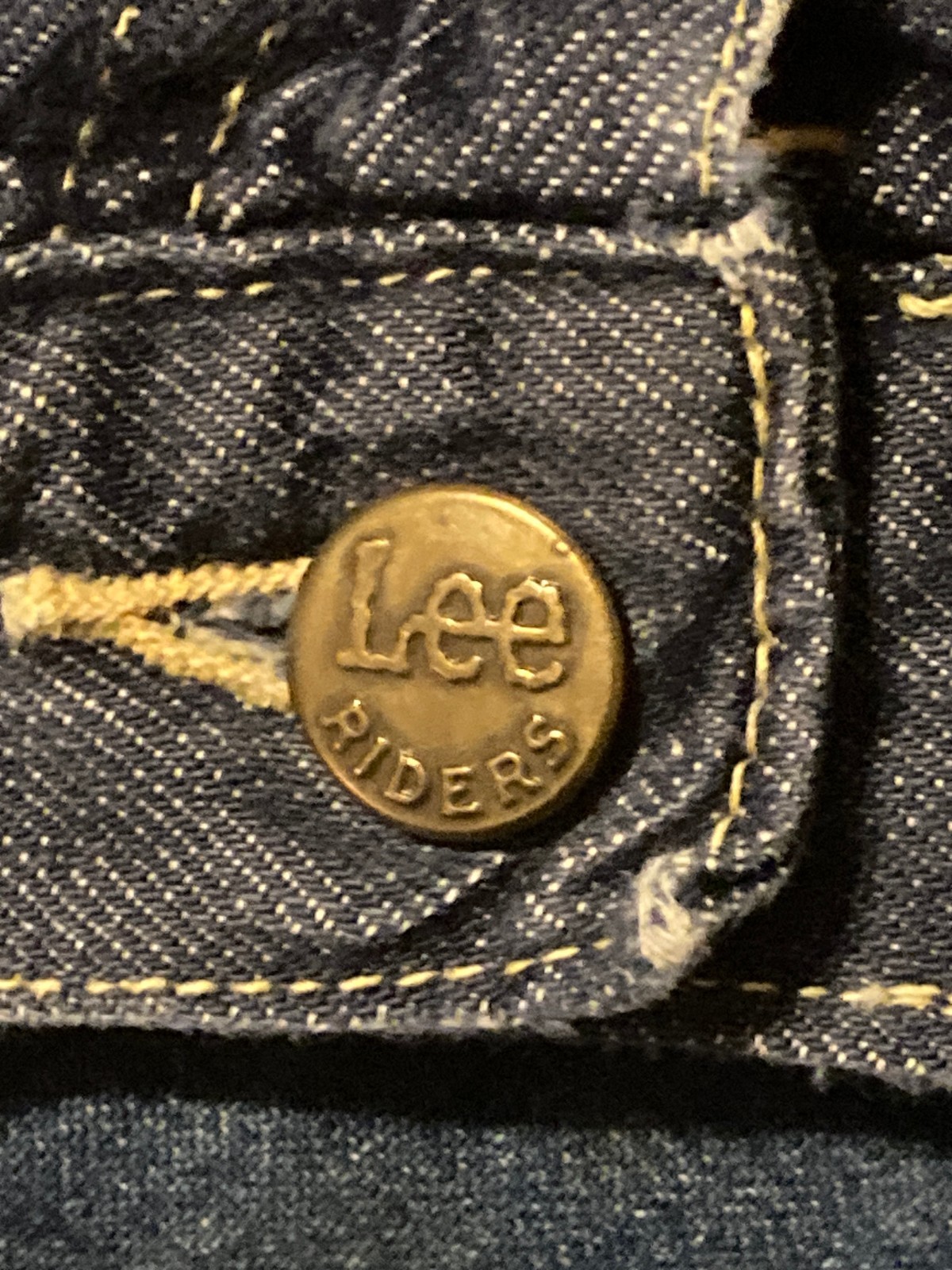 Vintage (1970’s) Lee Lady Riders Straight Leg Two Tone Jeans Regular 26×32
