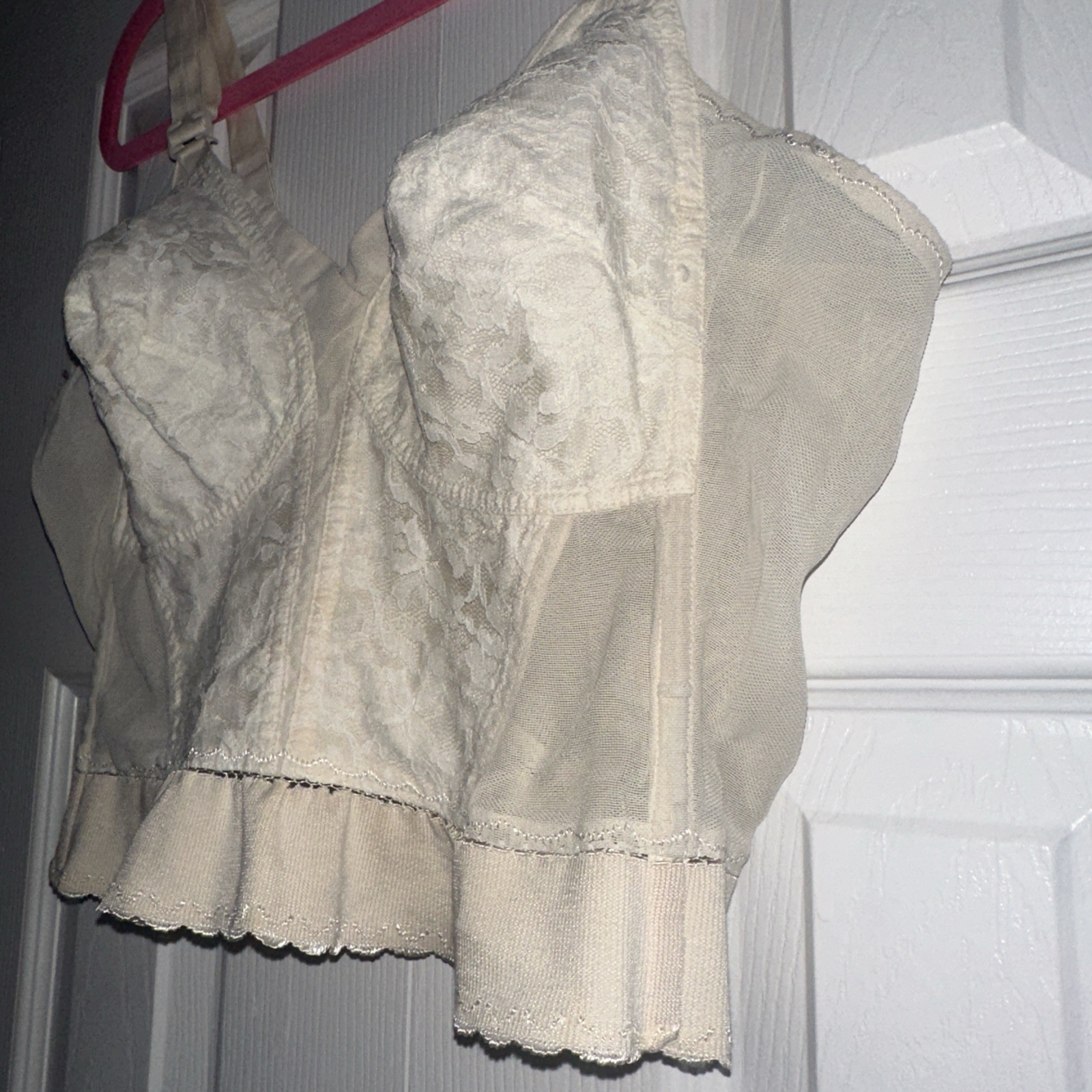 Vintage 1960s Playtex Living Stayless Longline Bra Style #279 Size 36C Lace