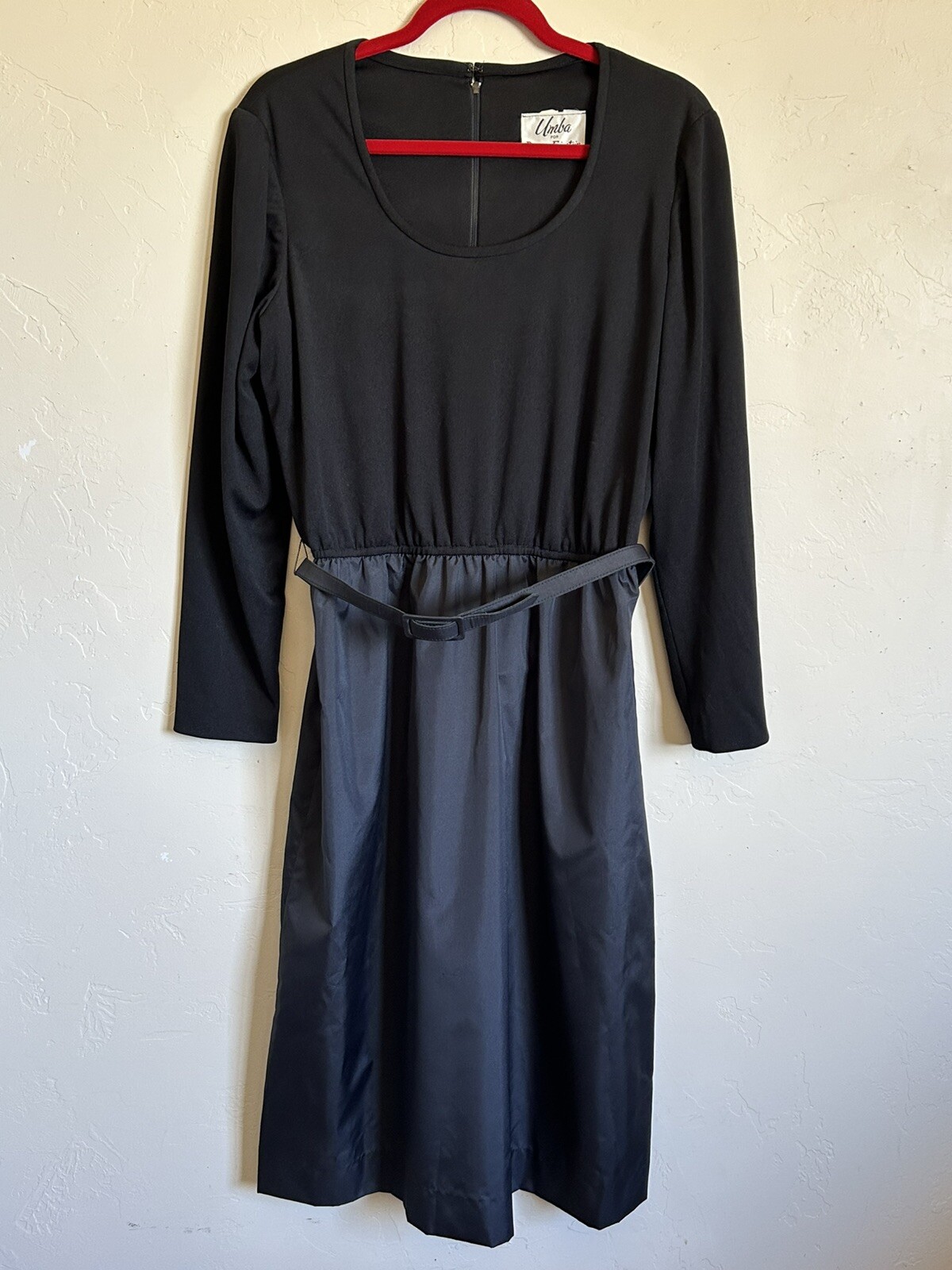 Vintage Umba for Parues Feinstein Black Evening Dress w/ Jacket Women’s 16