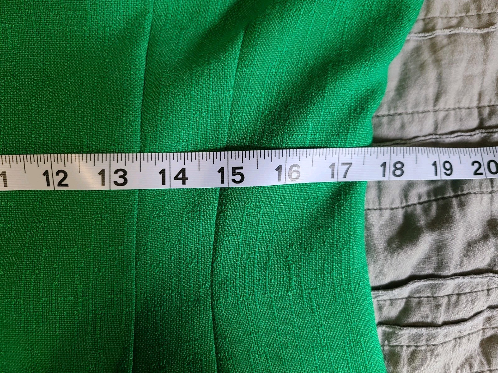Vintage Kasper ASL Dress Kelly Green Button Up Size 14 Large Retro 80s