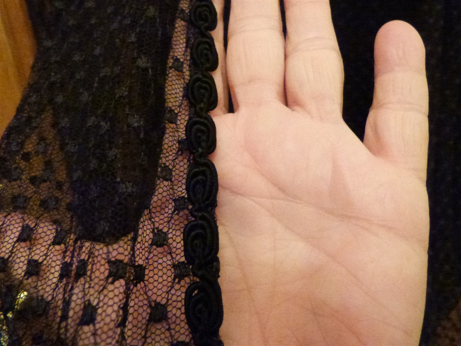 VTG 1980s black swiss polka dot flapper sheath long gothic dress & sheer jacket