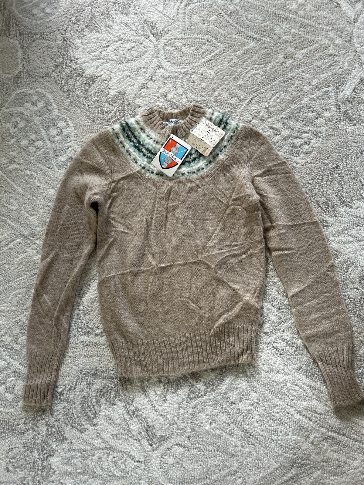 Vintage New/tags 1970’s/80’s Robert Scott Ltd Wool Sweater Lord & Taylor Sz 34