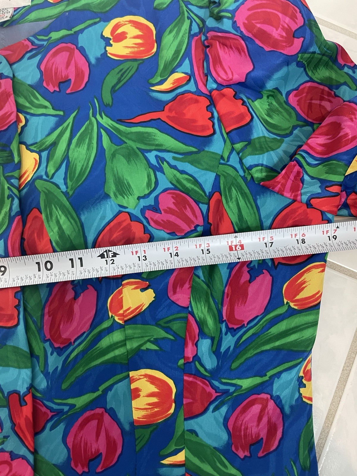 Vintage Papell Boutique Floral Tulip Skirt Suit Set Summer Chic Sz 10 Midi Skirt