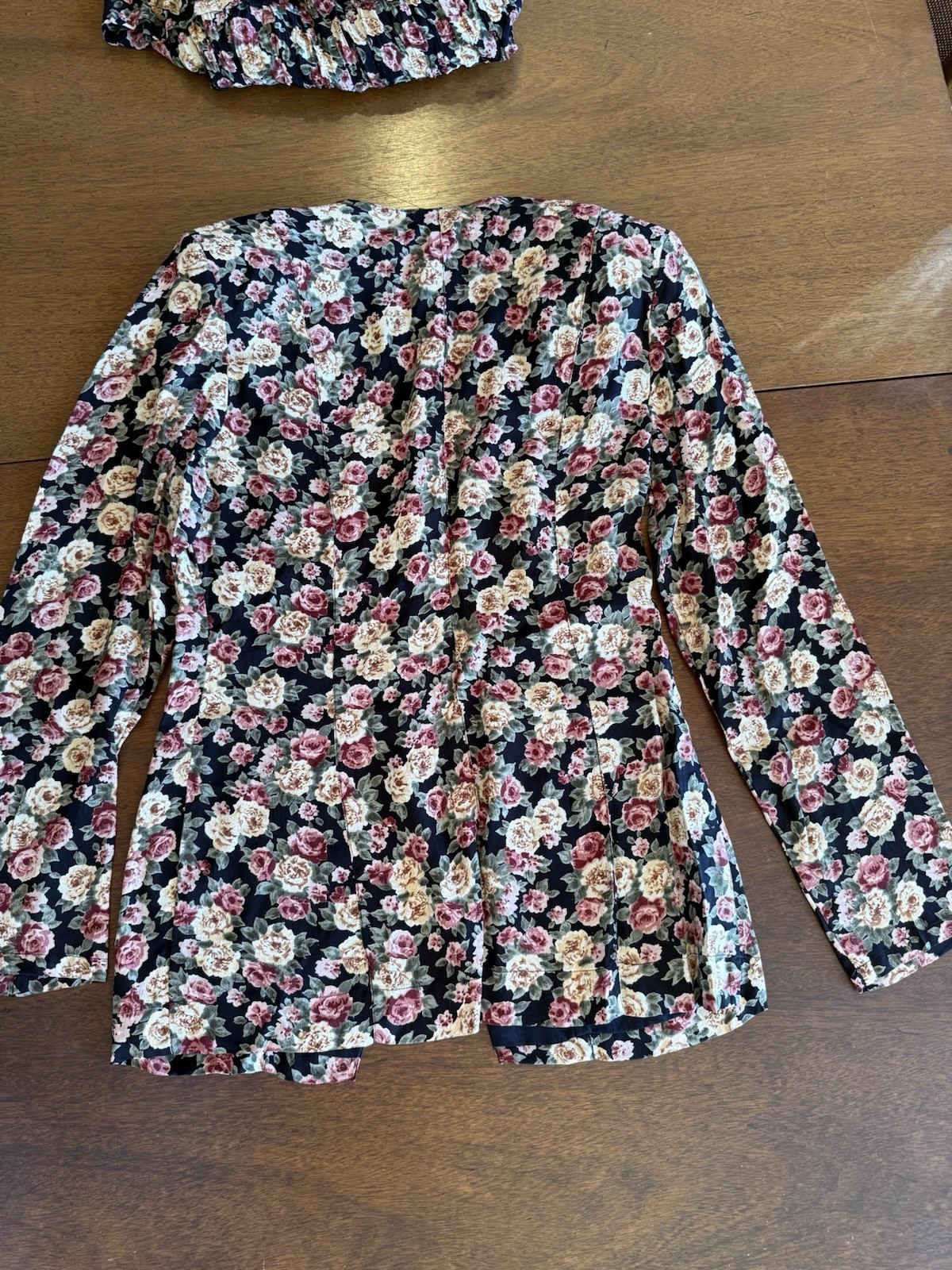 Vintage Star Of India Pants Jacket Floral Set Medium Amazing