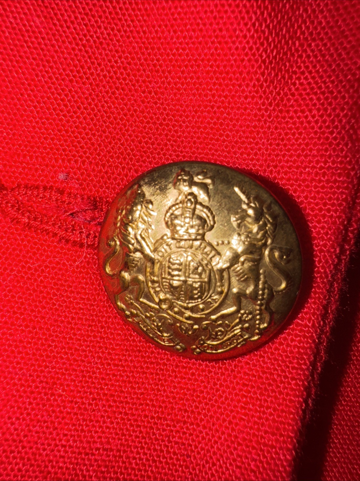 Womens 12 Red Nautical Blazer Jacket Vintage Stanley Blacker Lined