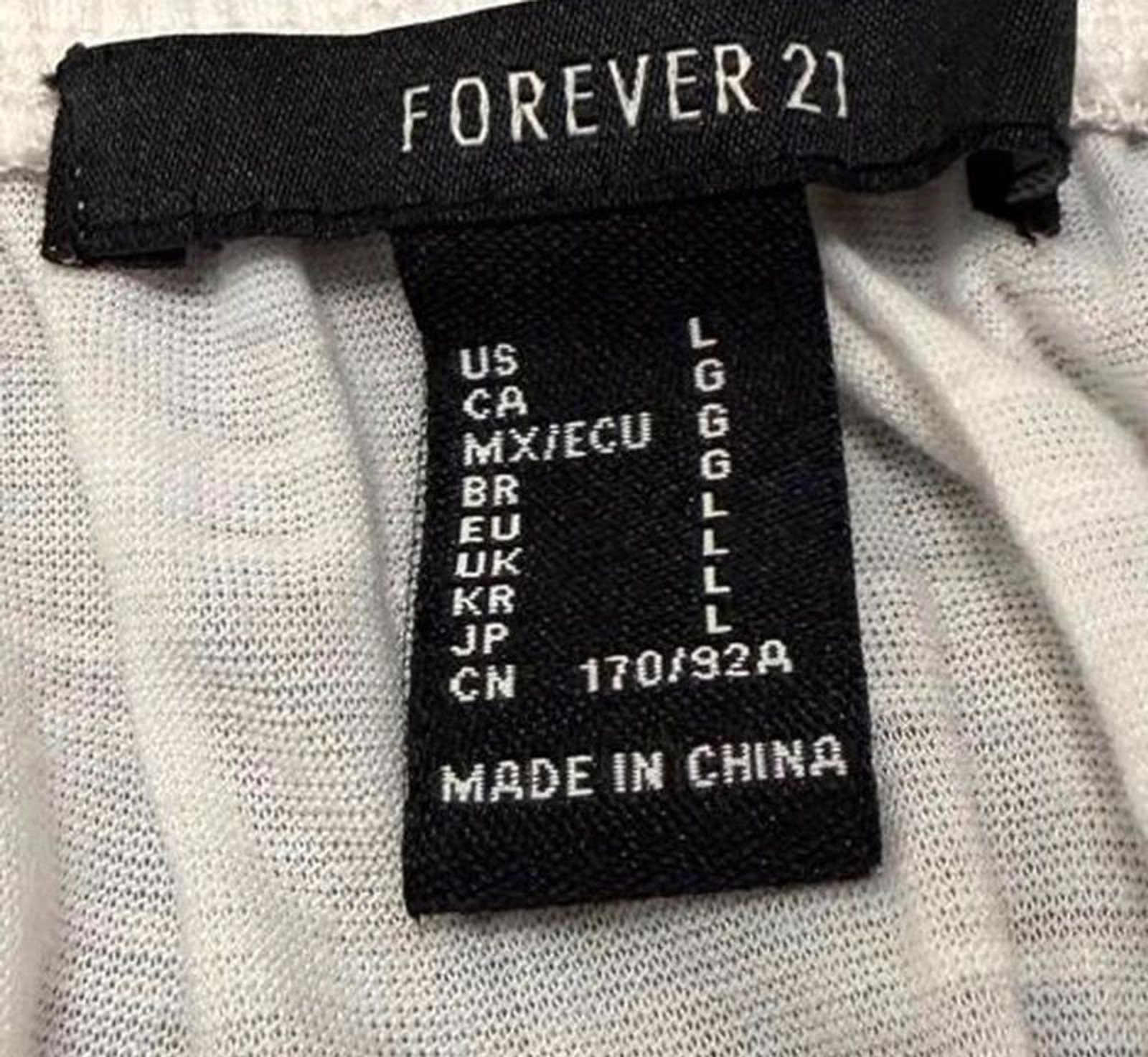 Forever 21 White Puff Sleeve Top