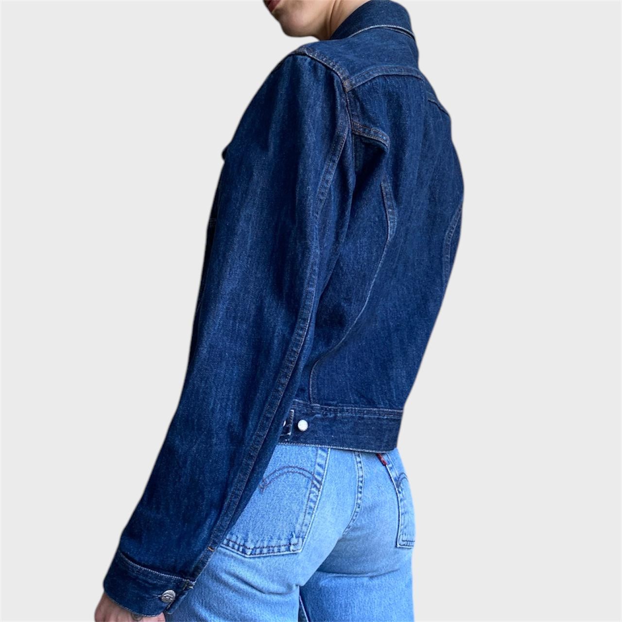 Vintage Diesel Denim Jacket Size US 6 Blue Denim Blazer