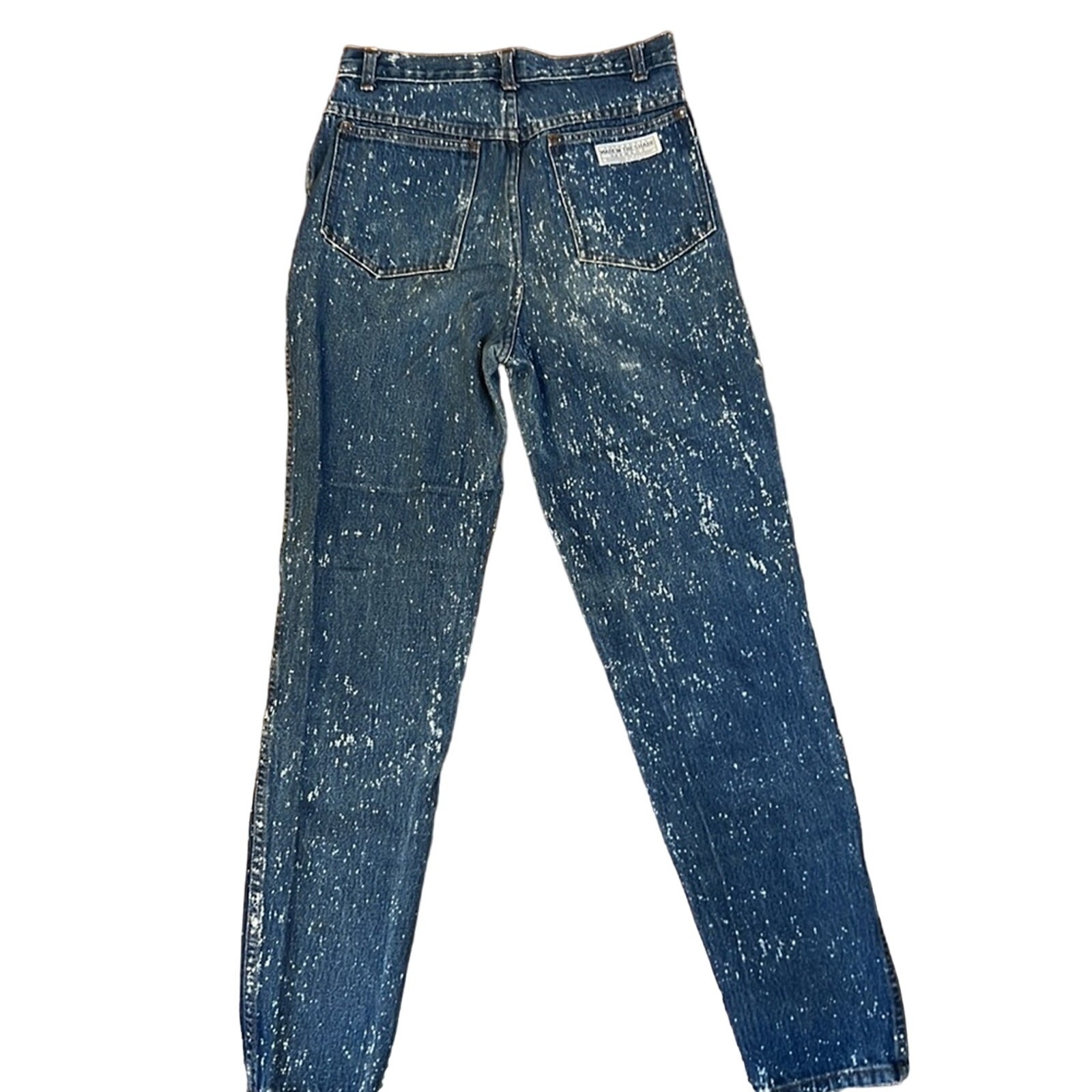 Womens Vintage 1980’s Jeans Made in the shade speckled high rise baggy