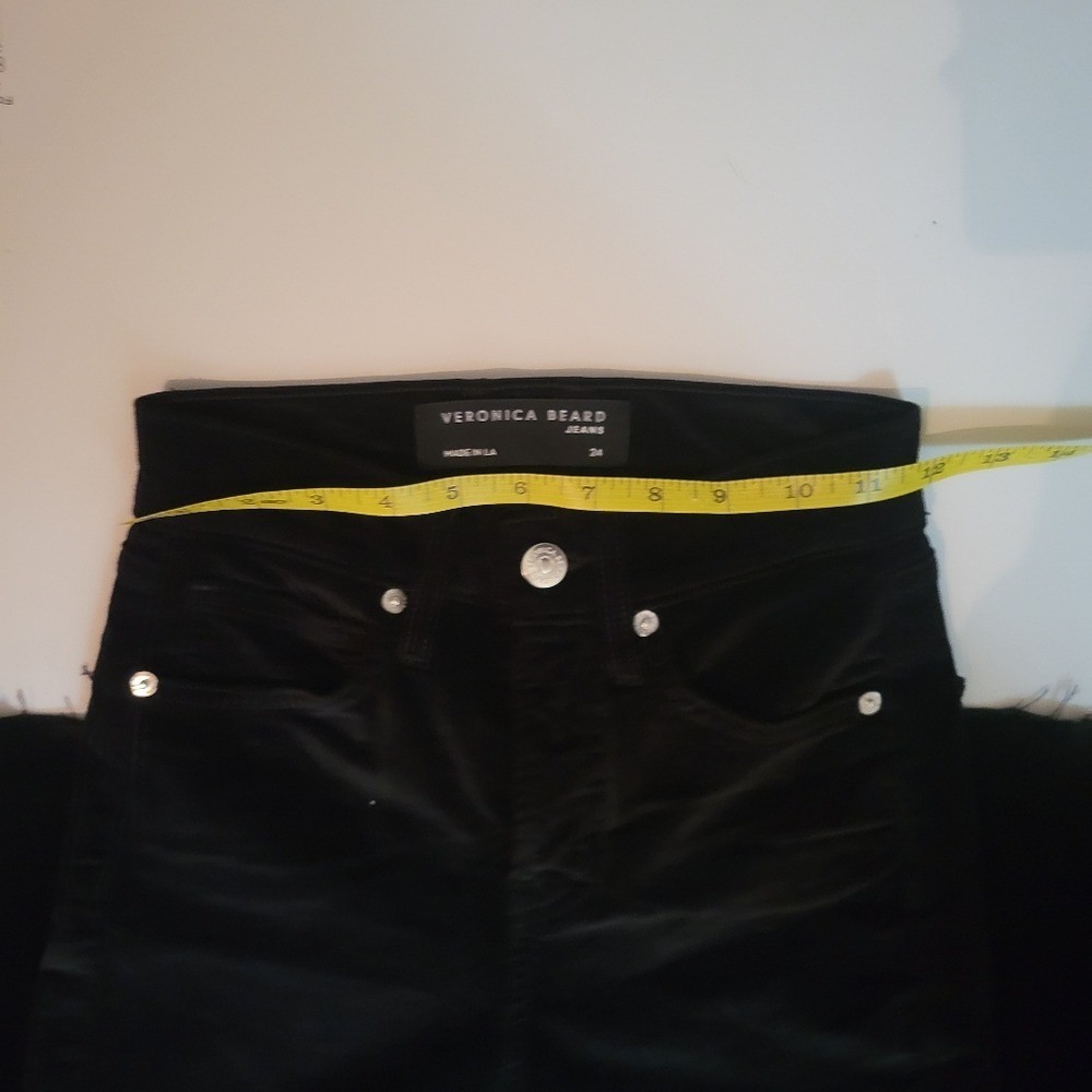 Veronica Beard Sheridan Blk Velvet Exaggerated Flare Pants 24/00 EUC