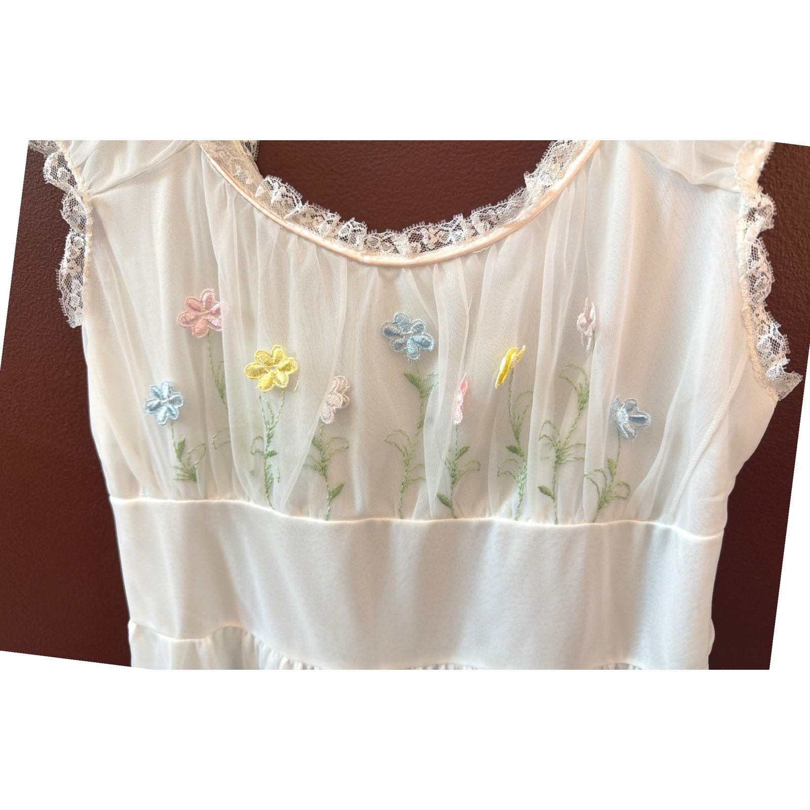 Vintage Miss Siren Peignoir Set Coquette Cottagecore Fairycore Garden Ehereal