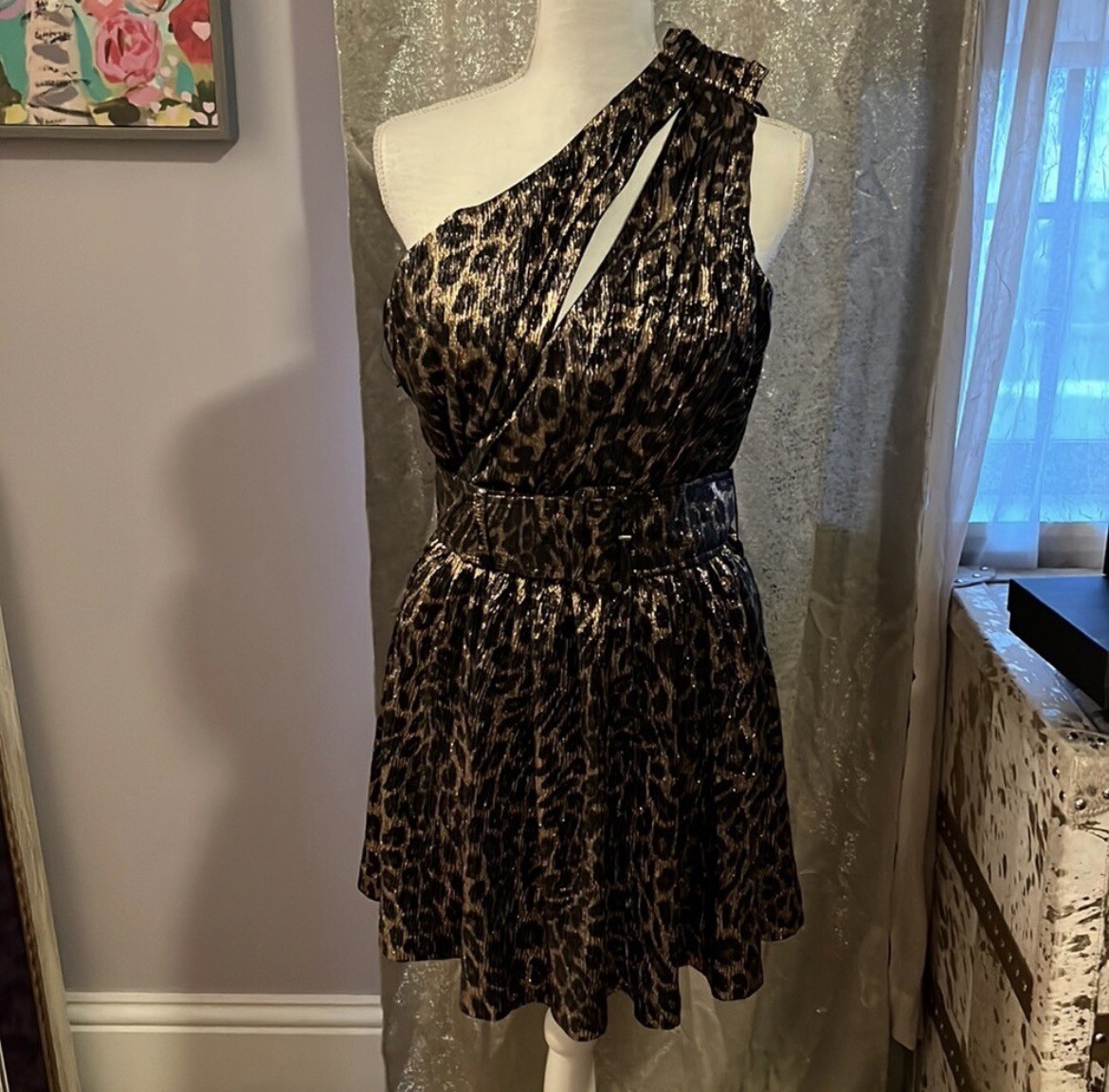 NTW Retrofete Mini Dress Open Shoulder