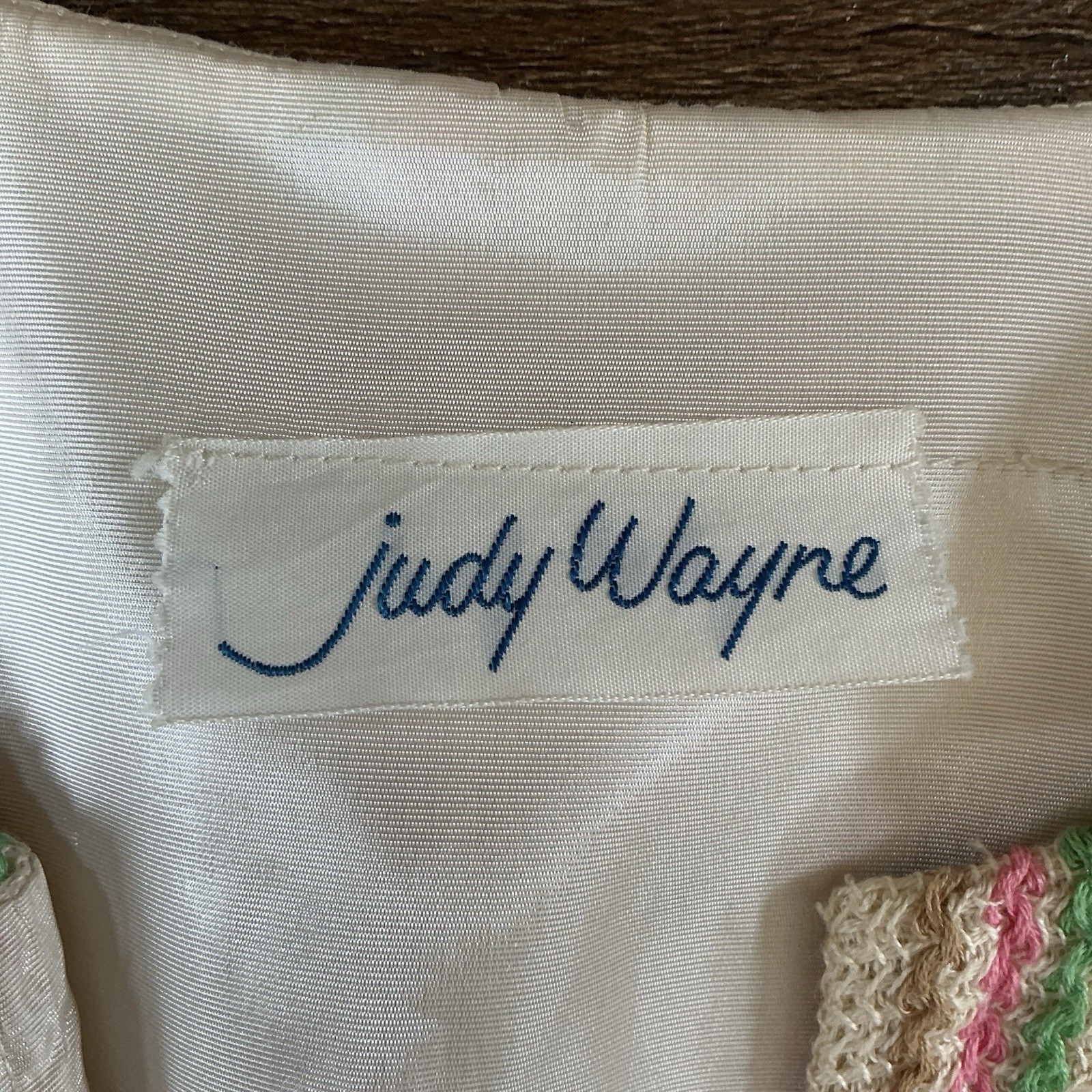 60s VTG Judy Wayne Pink Silk Viscose Dress Stripe Tweed Jacket Set Size 10 #39D7