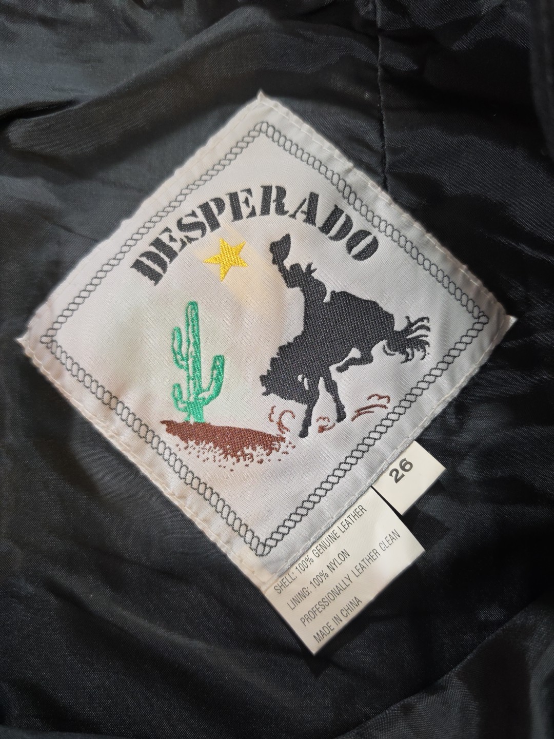 VTG Desperado Black Suede Leather Pencil Skirt Sz 26 Western Boho Cowgirl 80s 90