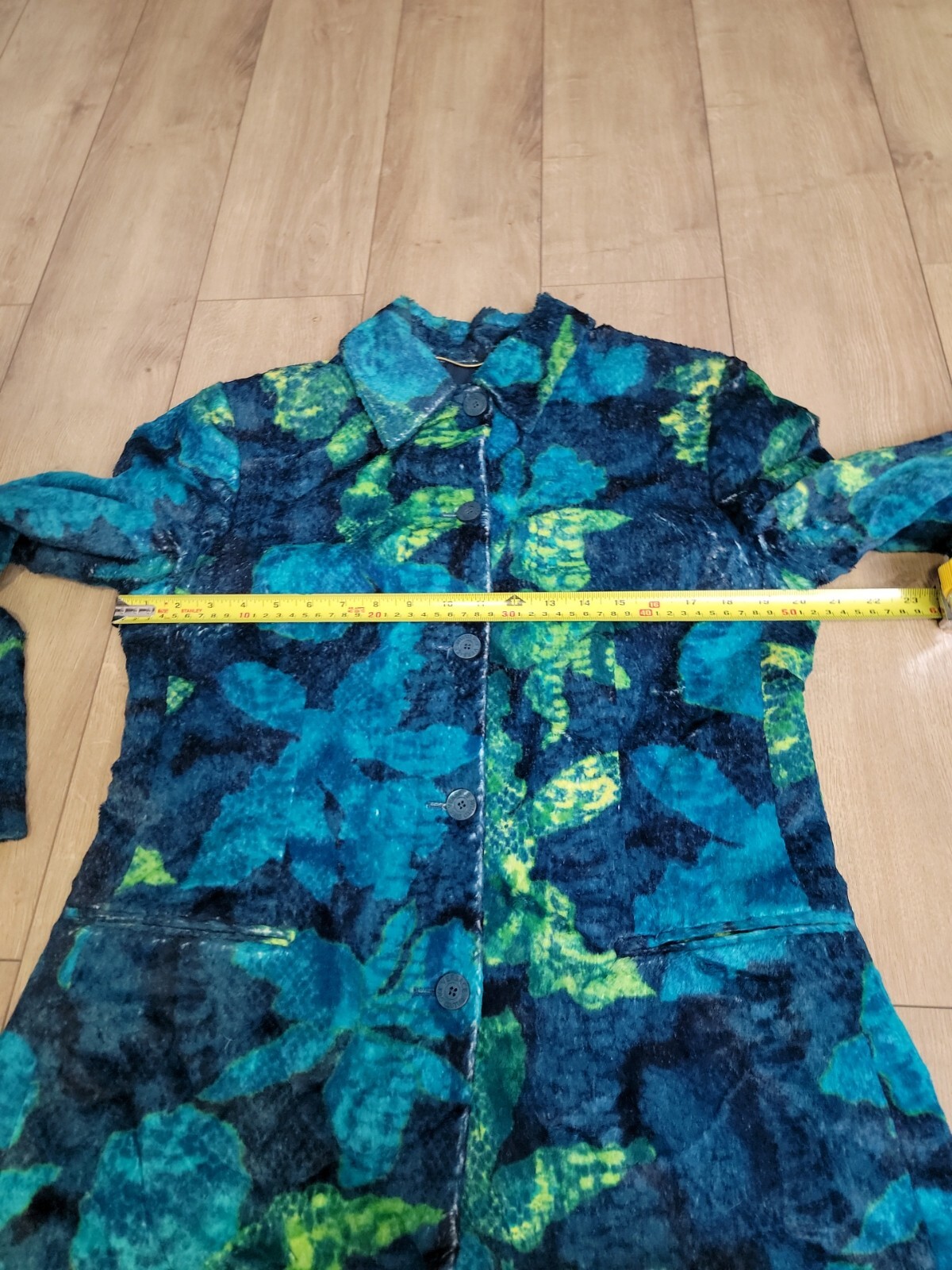 VTG ’90 Versace Jeans Couture Ittierre Plush Coat Made In Italy Size M