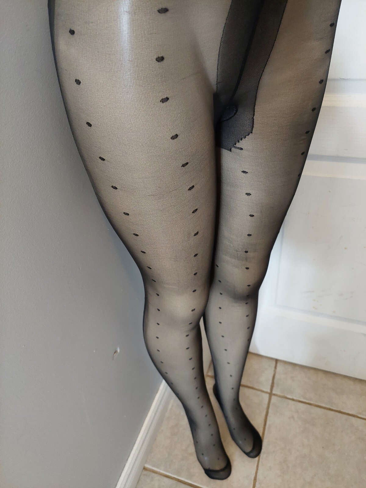 Vintage Pantyhose Try Penningtons Desing 1 pairs 15$ Color Black One Size