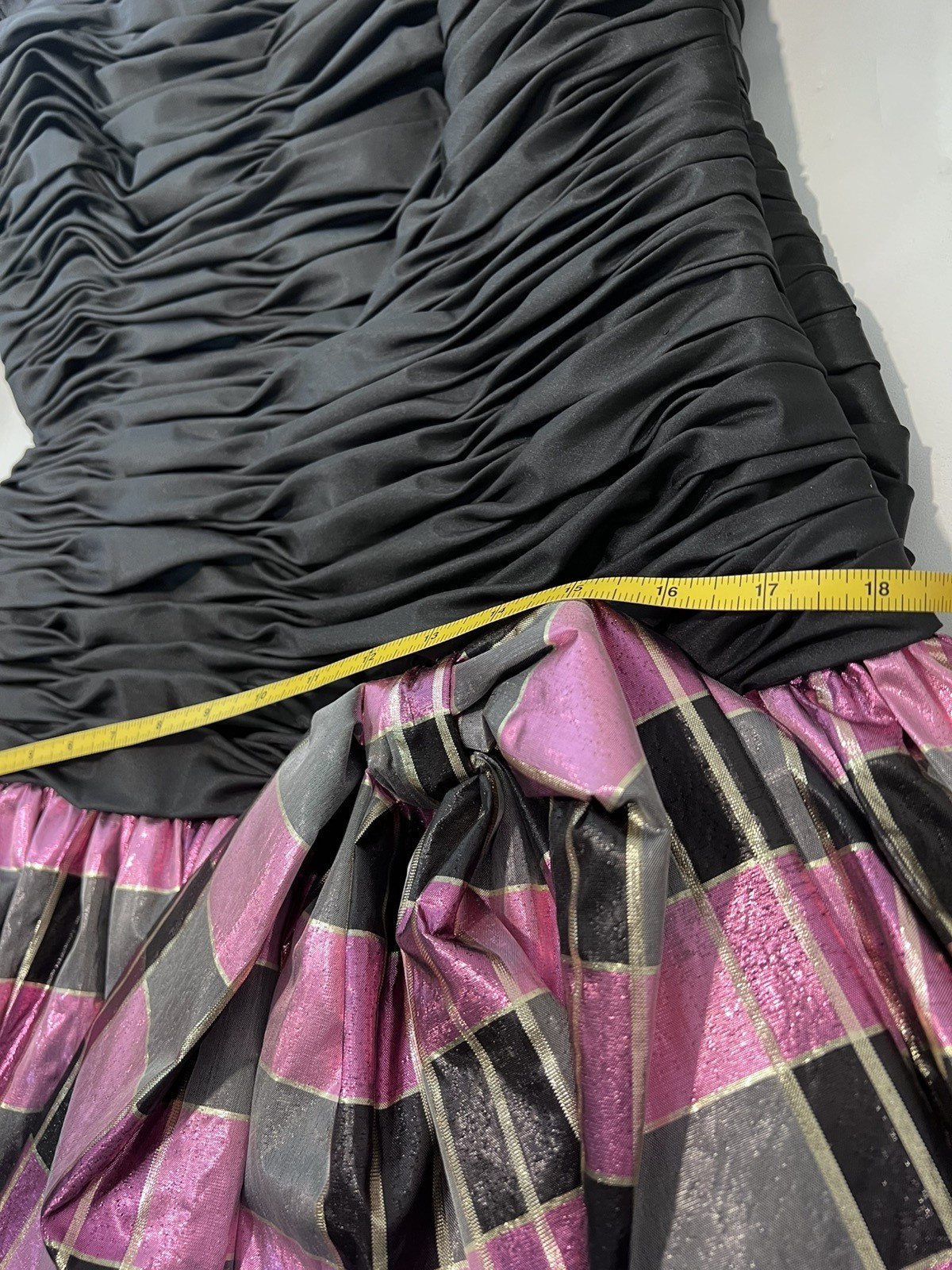 VTG The Orchid Shop Formal Gown Dress Off Shoulder Drop Waist 80’s 90’s SZ 8/10