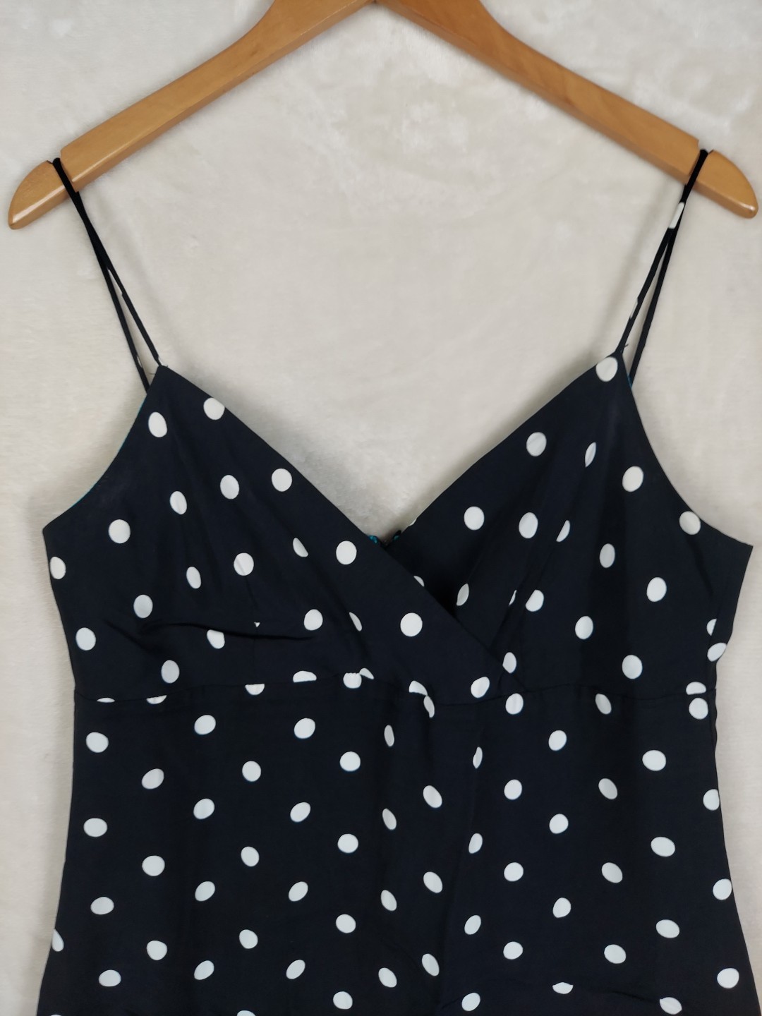 VTG 90s Positive Attitude Dress Womens 14 Sheath Black Dot Feminine Cocktail USA