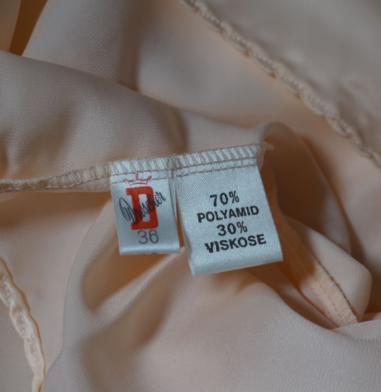 Original Vintage Threscher Underskirt Half Skirt Eglantine Size 36 Mixed Fabric