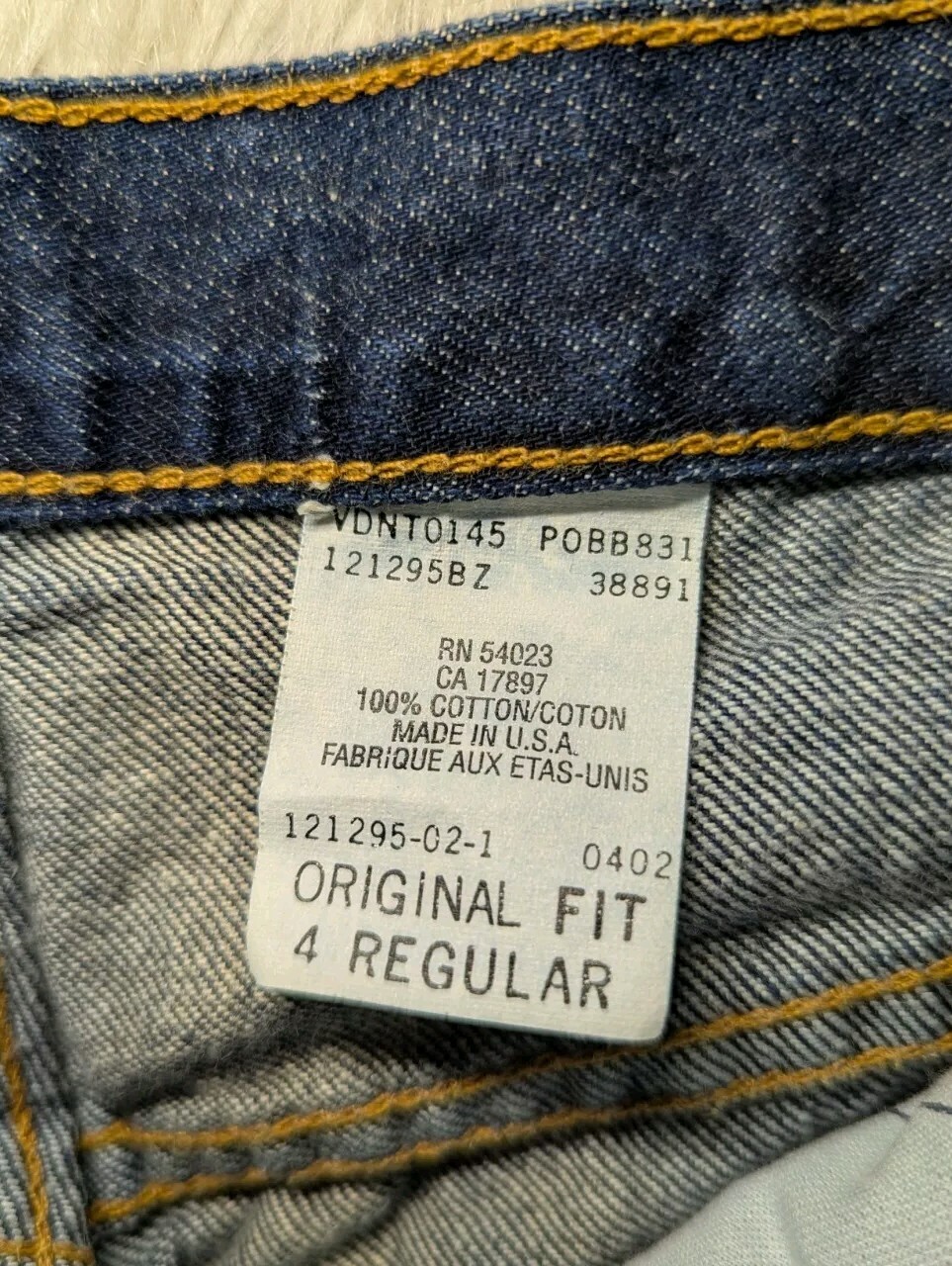 VTG GAP Jeans Women’s 4 Classic Fit Dark Wash Denim USA Made 100% Cotton RETRO